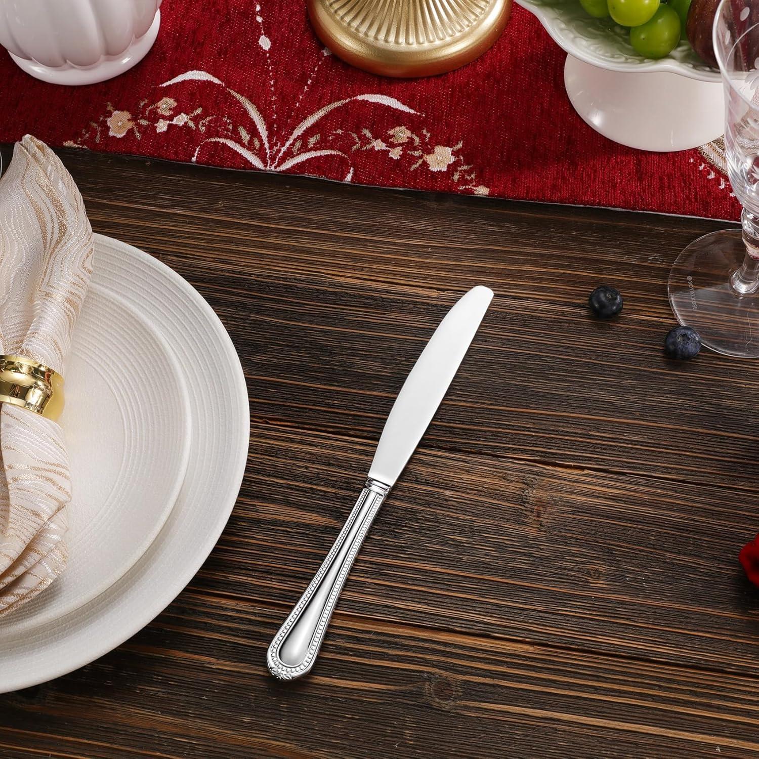 Juego de Cuchillos de Cena KEAWELL de Acero Inoxidable 4 Pzas