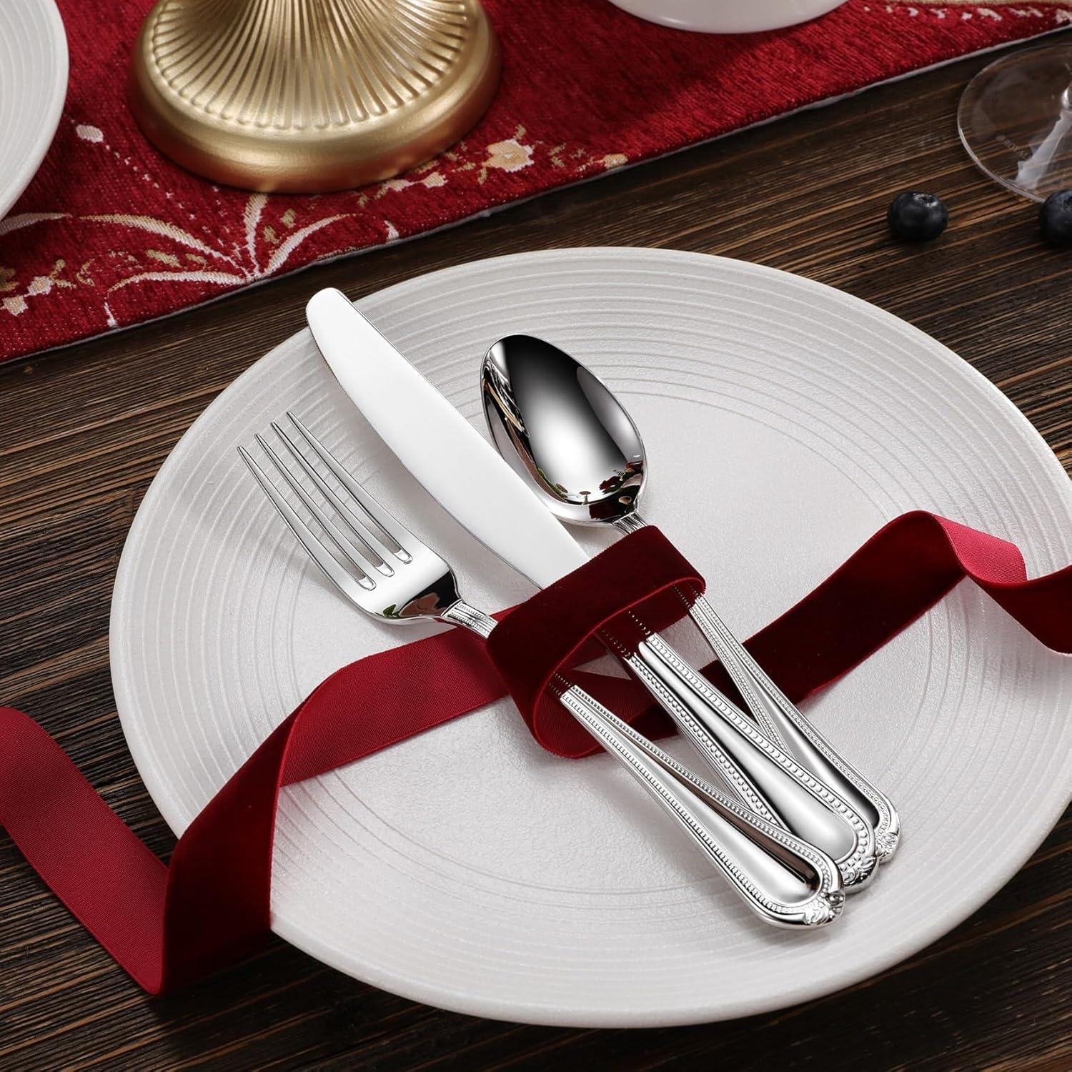 Juego de Cuchillos de Cena KEAWELL de Acero Inoxidable 4 Pzas