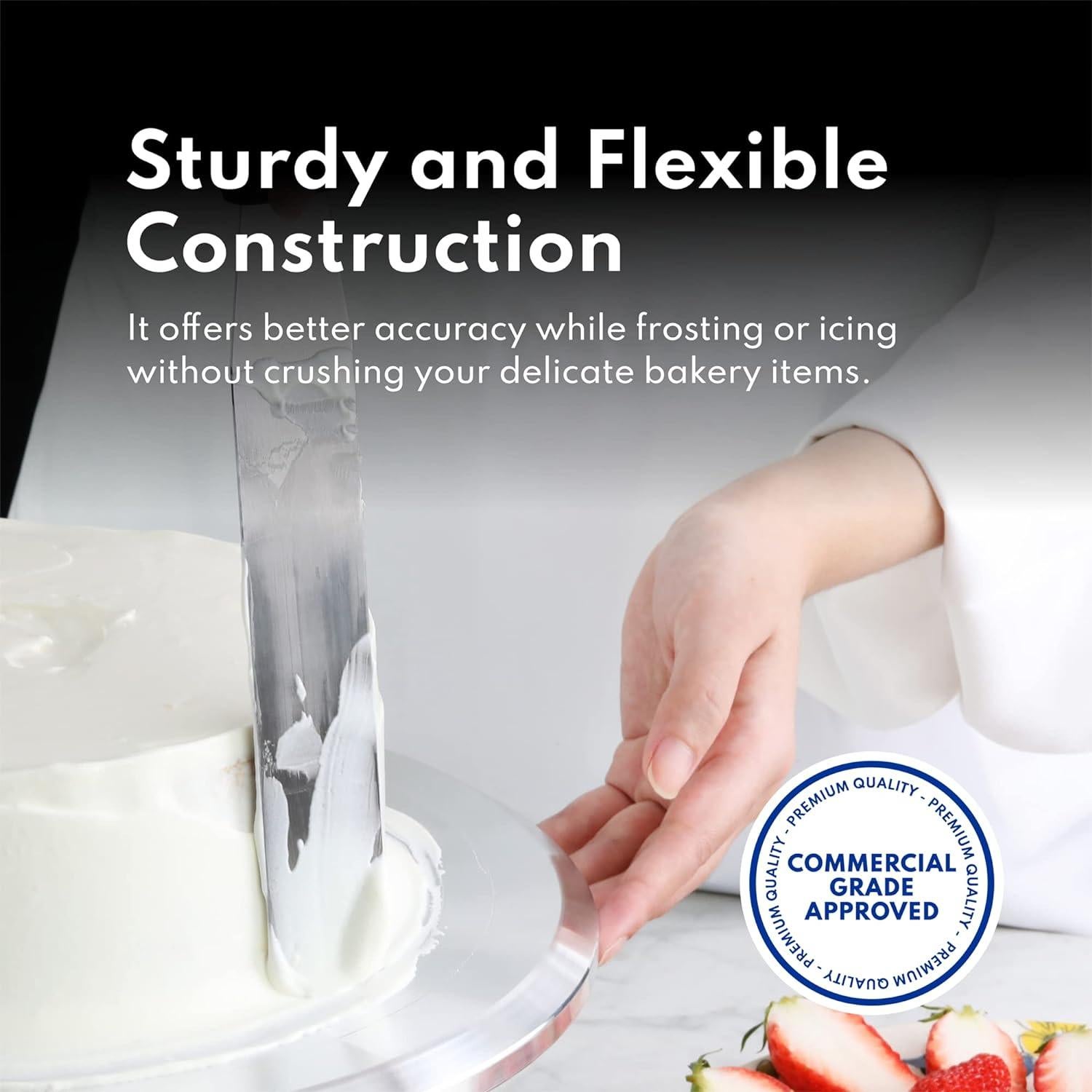 Espátula Recta de Acero Inoxidable Nuevo Star 15.24 cm