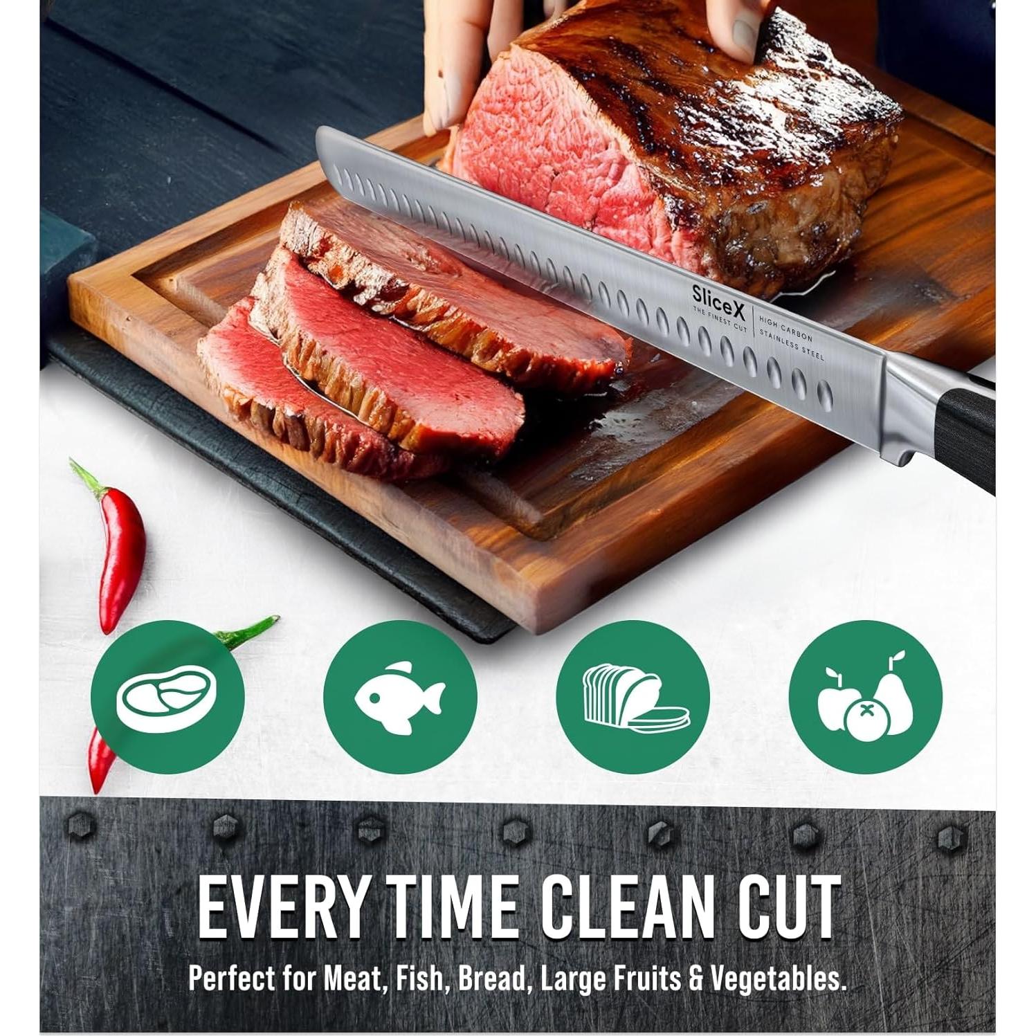 Cuchillo para Brisket Bright Hobby 29.7 cm Acero Alemán Afilado