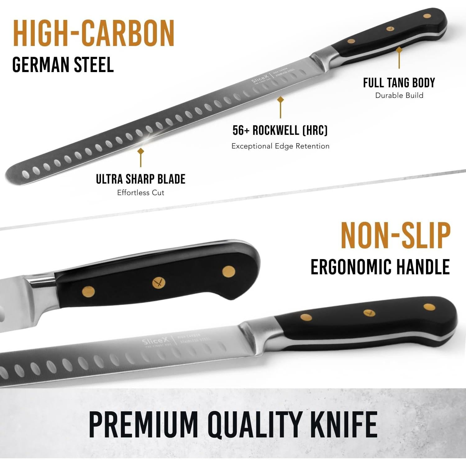 Cuchillo para Brisket Bright Hobby 29.7 cm Acero Alemán Afilado