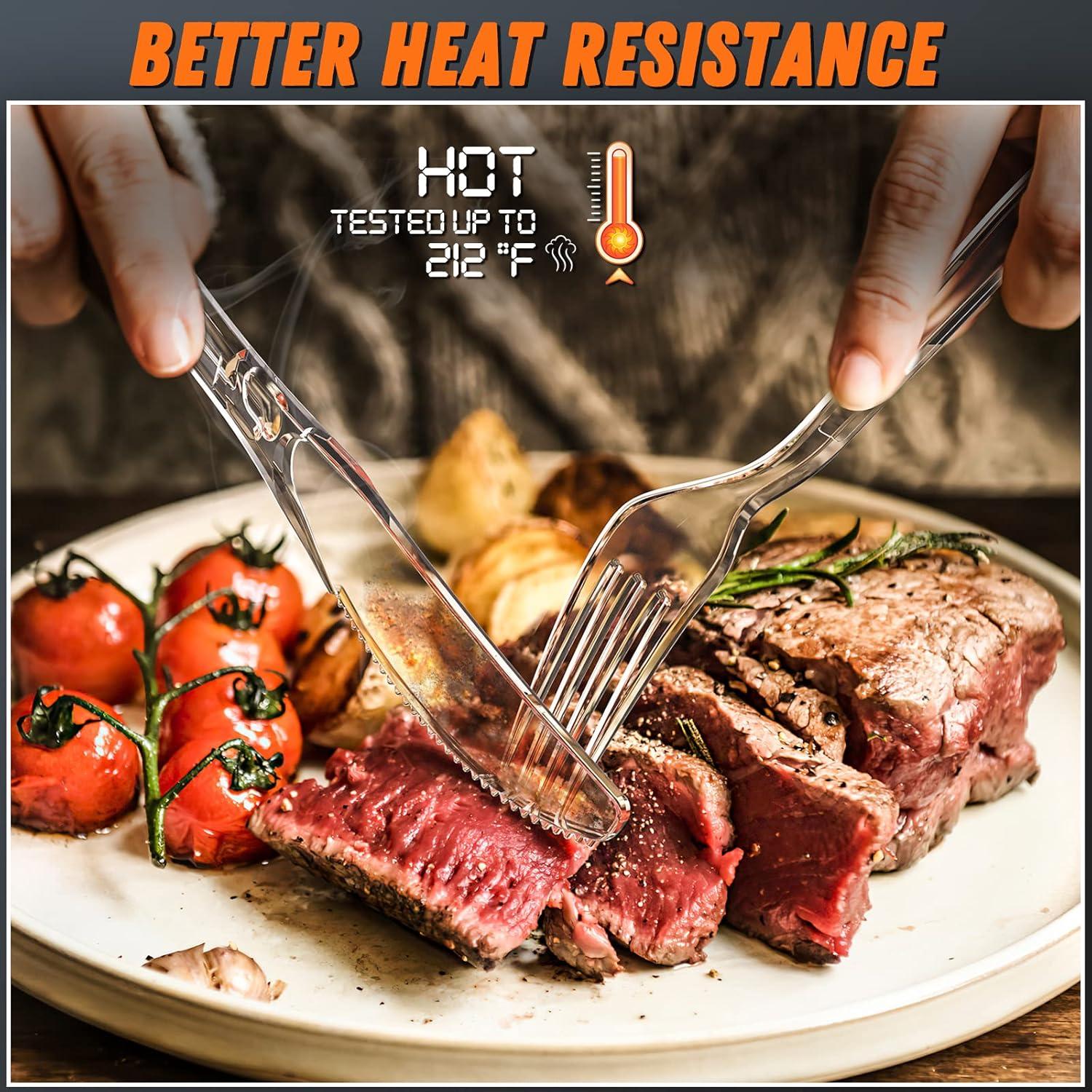 Cuchillos Desechables Dipoo Transparentes 19.05 cm 84 Unidades