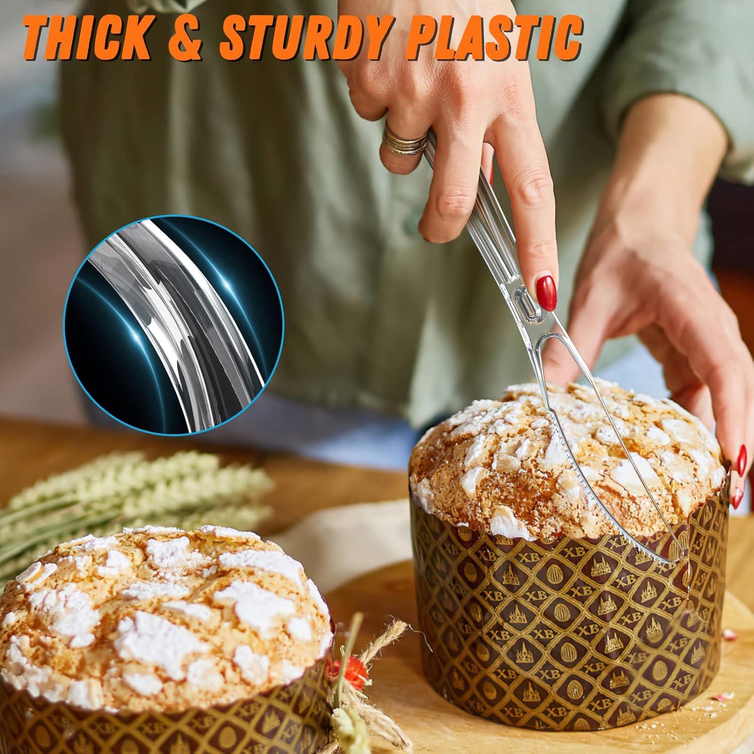 Cuchillos Desechables Dipoo Transparentes 19.05 cm 84 Unidades