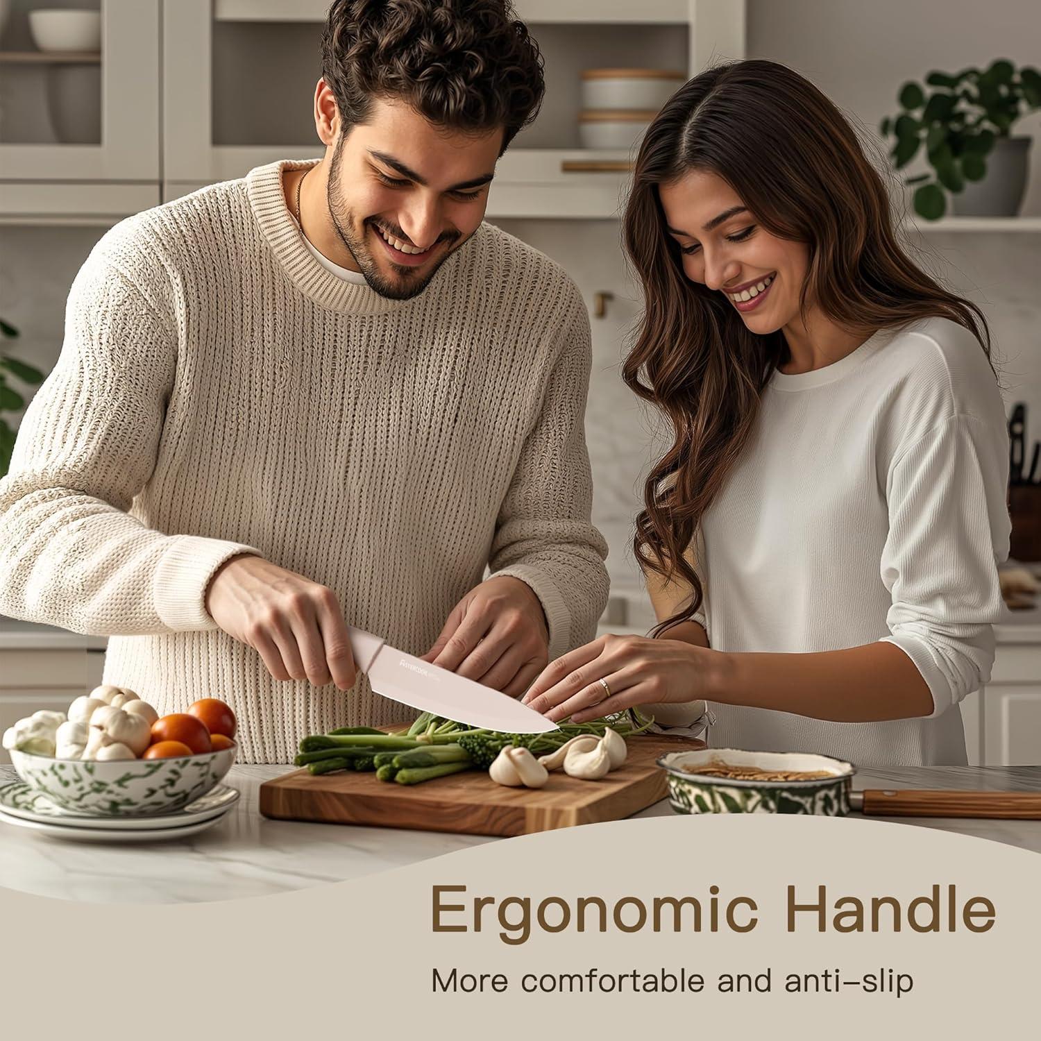 Juego de cuchillos de cocina Astercook 13 piezas acero inoxidable