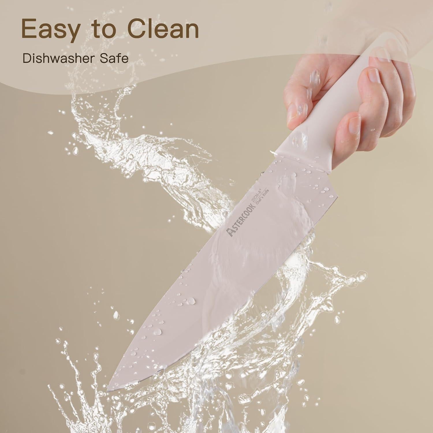 Juego de cuchillos de cocina Astercook 13 piezas acero inoxidable