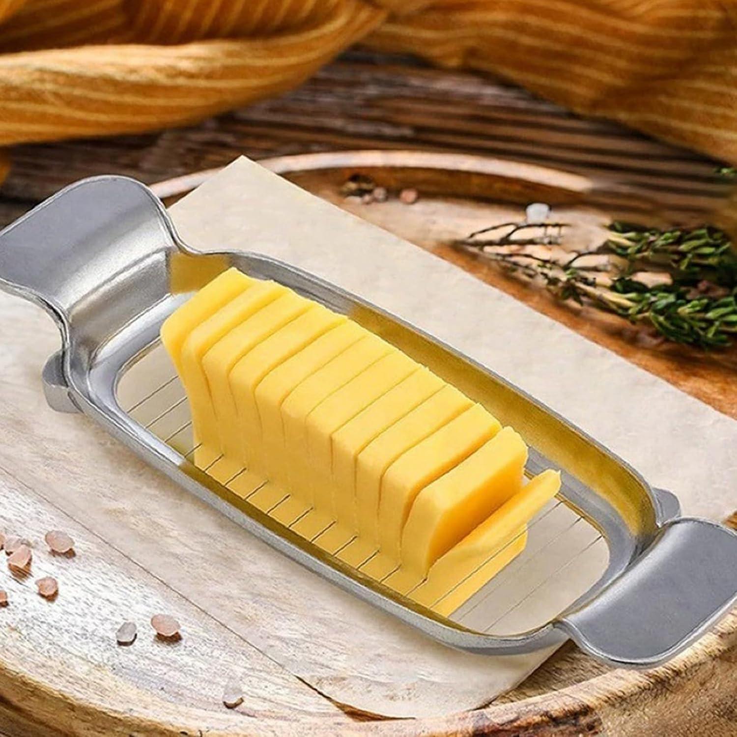 Cortador de Mantequilla Bcautay de Acero Inoxidable 19.4cm