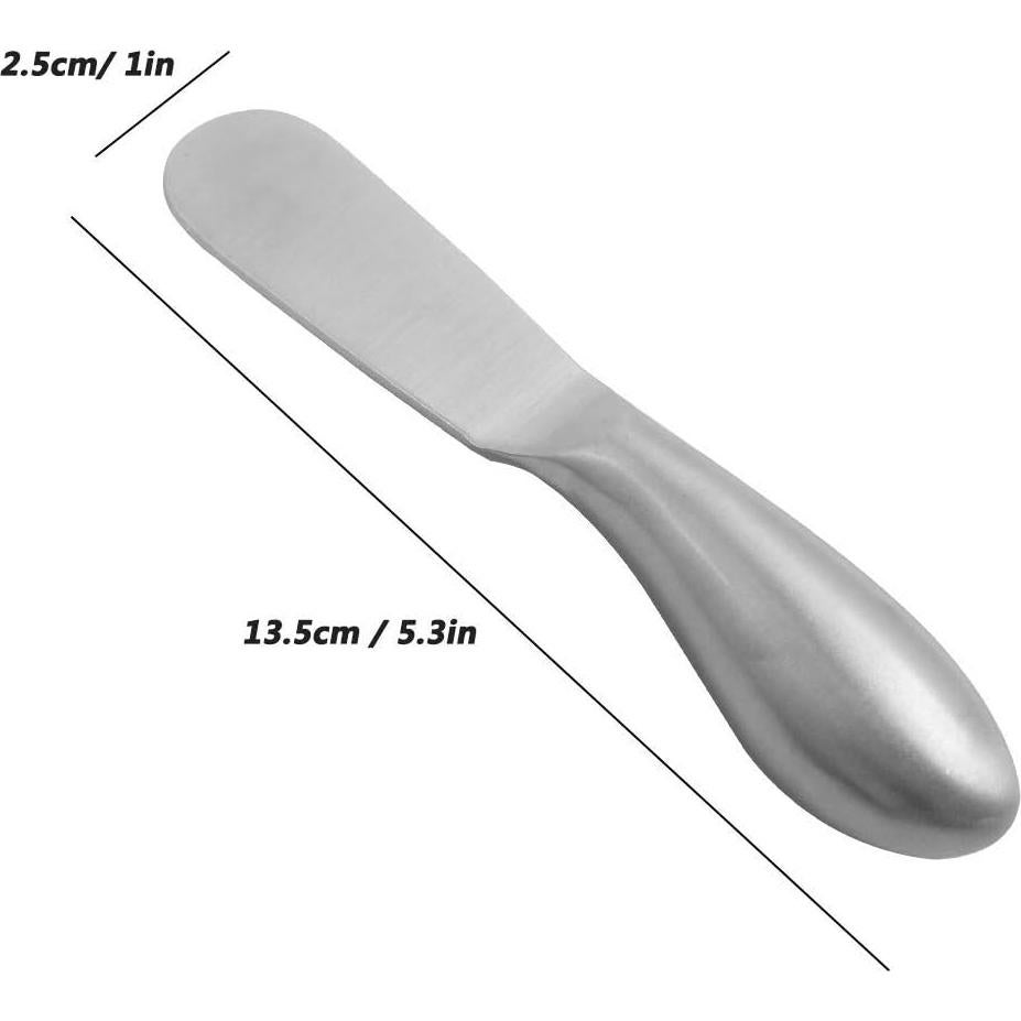 Juego de 6 Espátulas para Queso FIVOENDAR de Acero Inoxidable