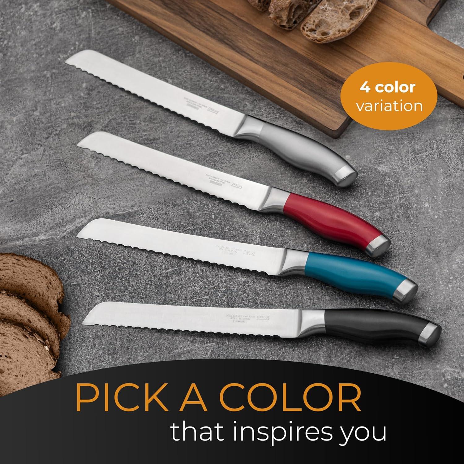 Cuchillo de Pan Serrado Orblue Acero Inoxidable 20.32 cm