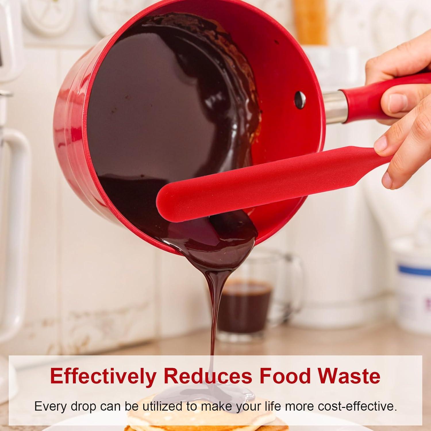 Set de 4 Espátulas de Silicona Heclia 24 cm Resistentes al Calor