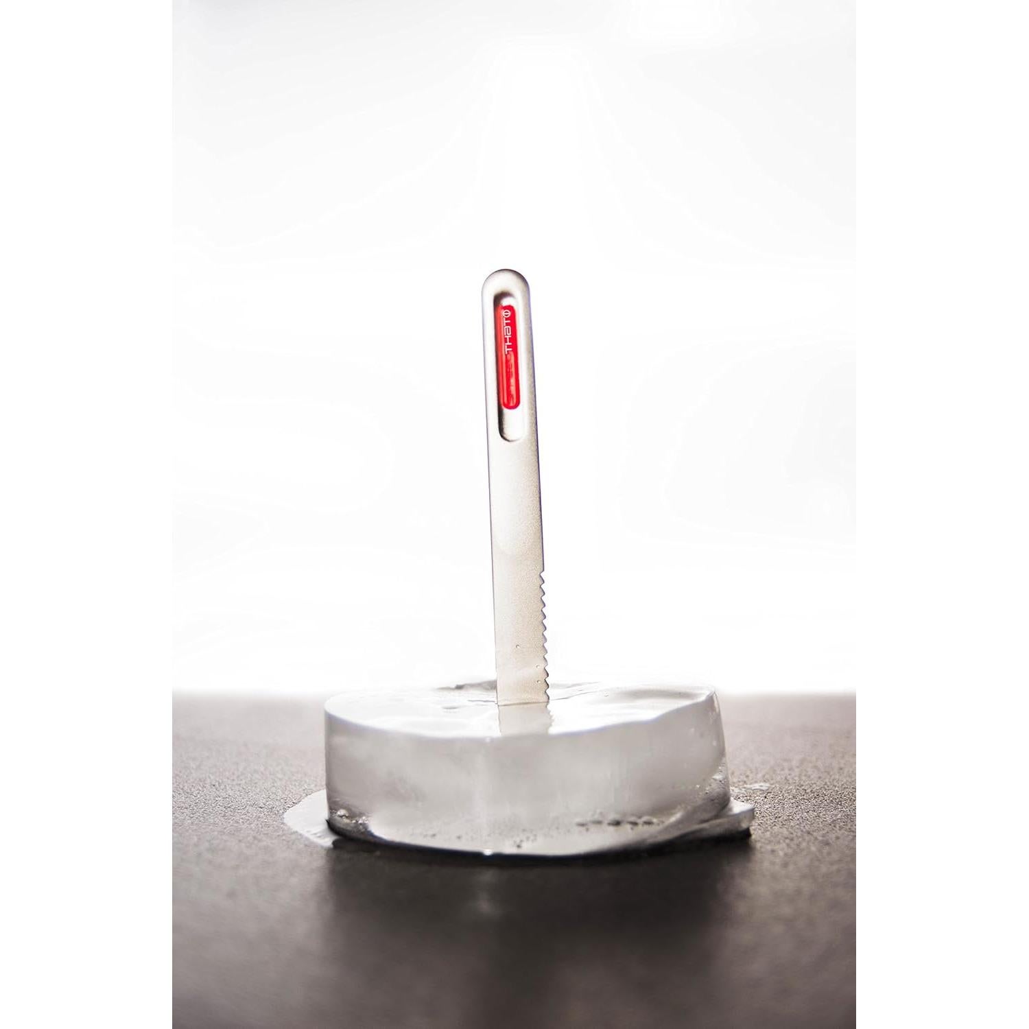 Cuchillo para Mantequilla ESE Rojo 17.6 cm Calentado Serrado