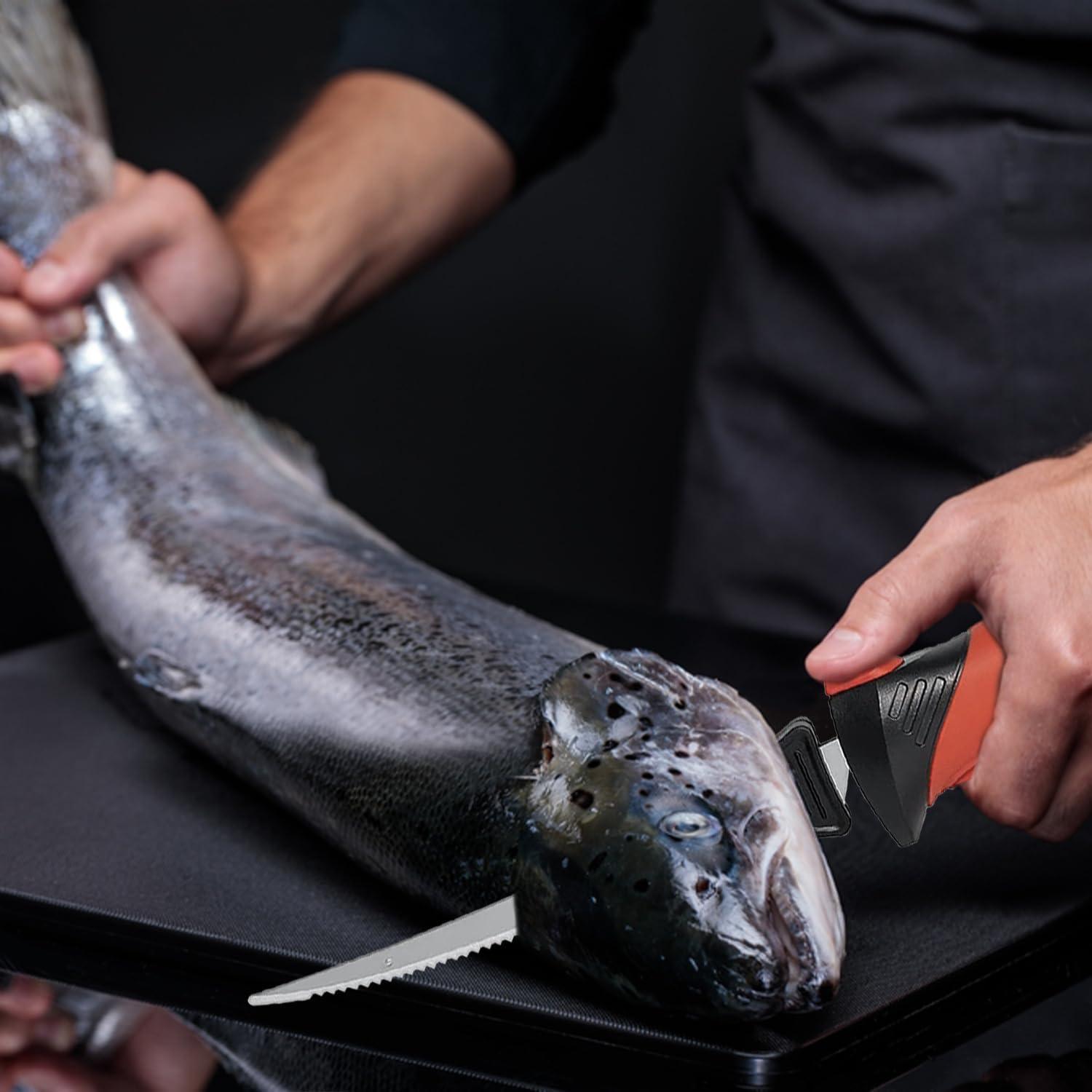 Cuchillo Eléctrico Inalámbrico Pratuor EK24-O para Pesca