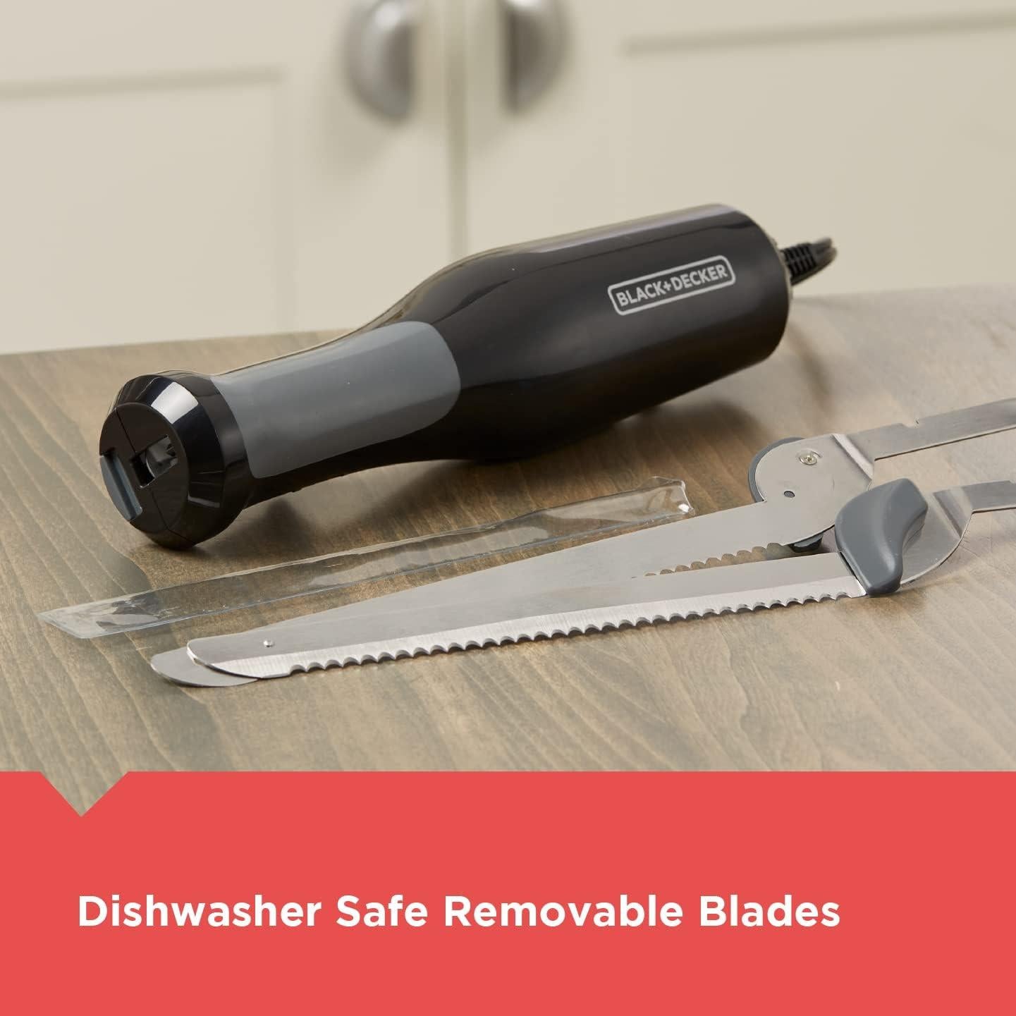 Cuchillo Eléctrico BLACK+DECKER EK510B 70W Mango Ergonómico