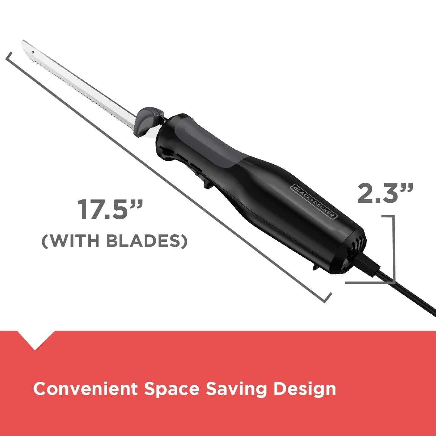 Cuchillo Eléctrico BLACK+DECKER EK510B 70W Mango Ergonómico