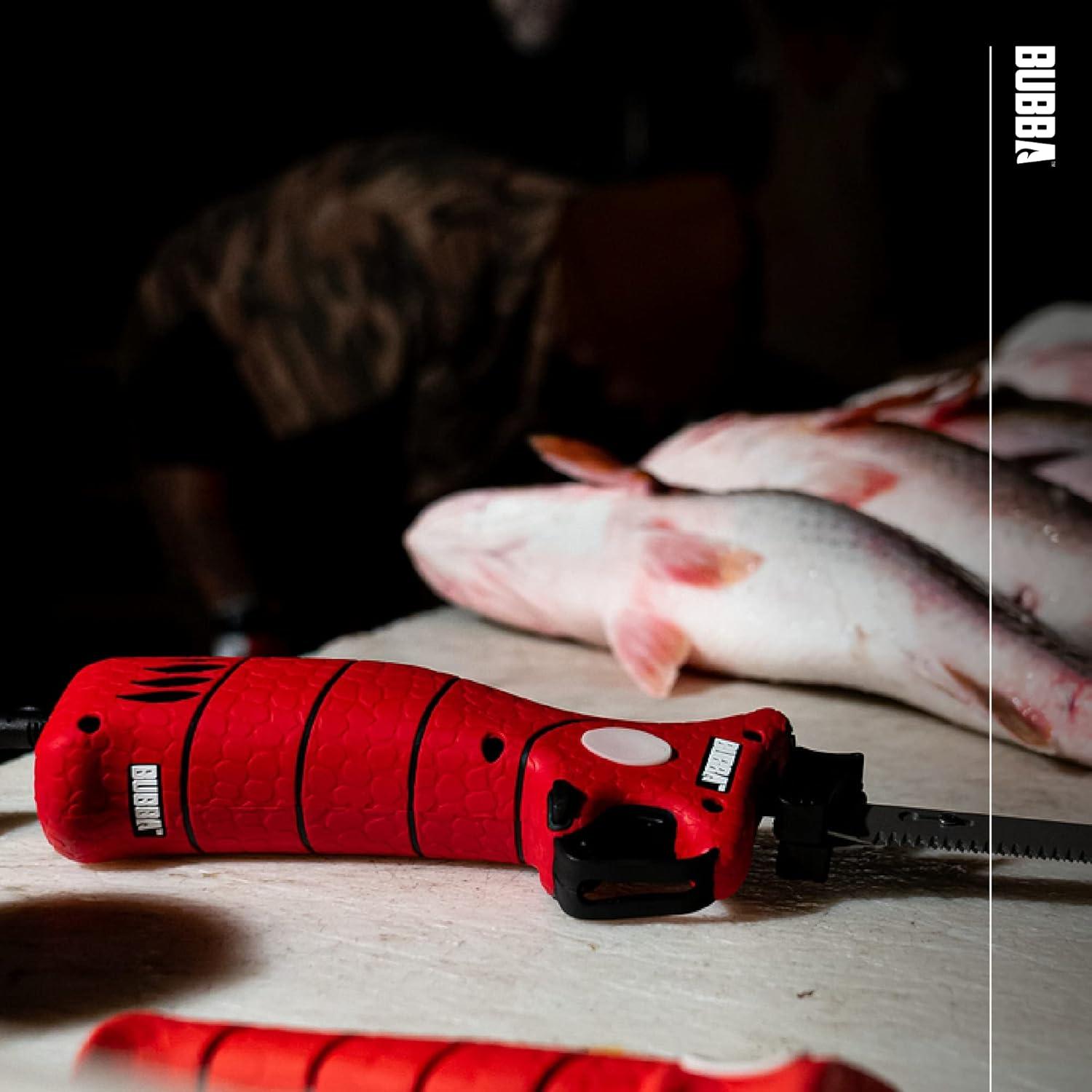 Cuchillo Eléctrico BUBBA 110V con Mango Antideslizante y 4 Cuchillas