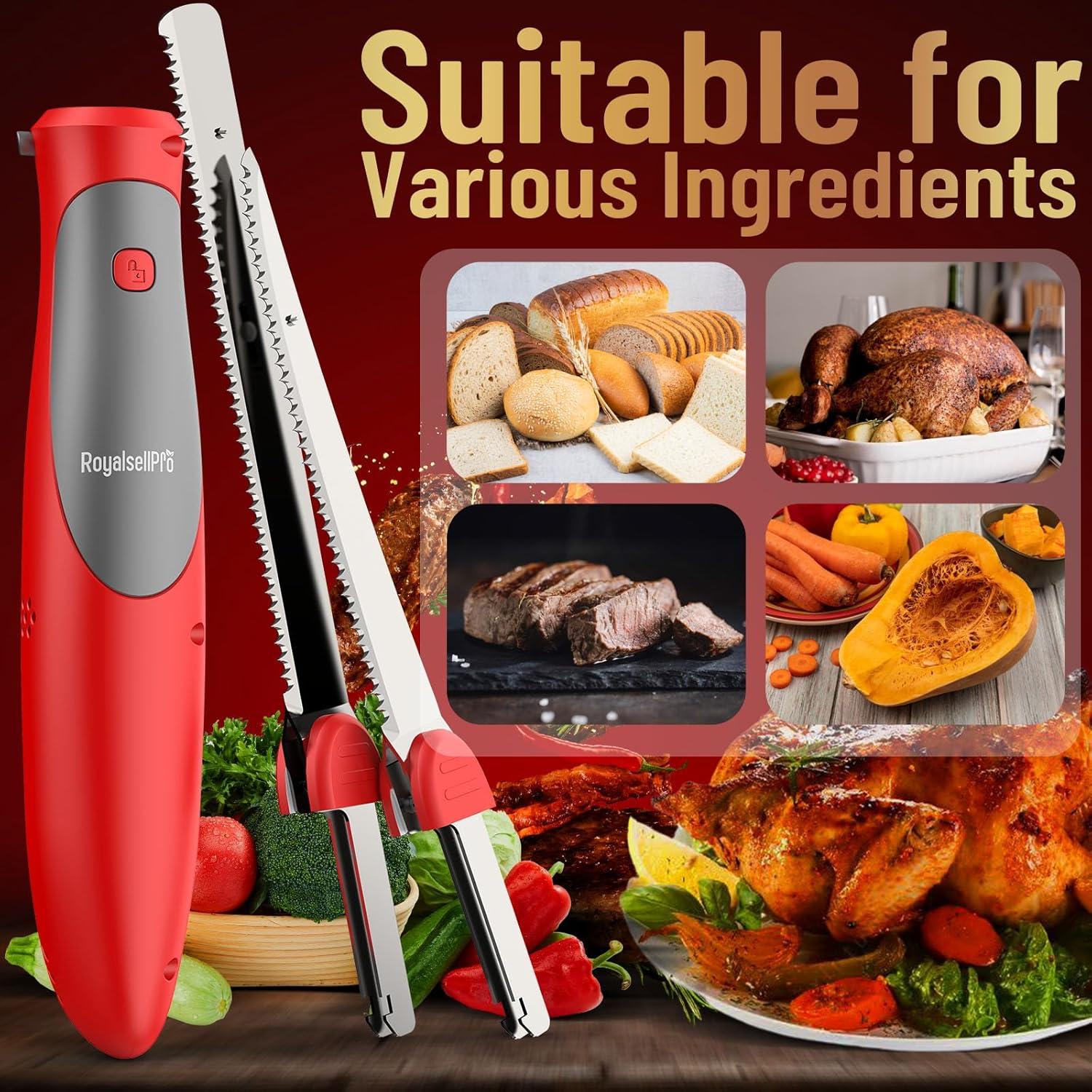 Cuchillo Eléctrico Inalámbrico Royalsellpro EK9201 100W