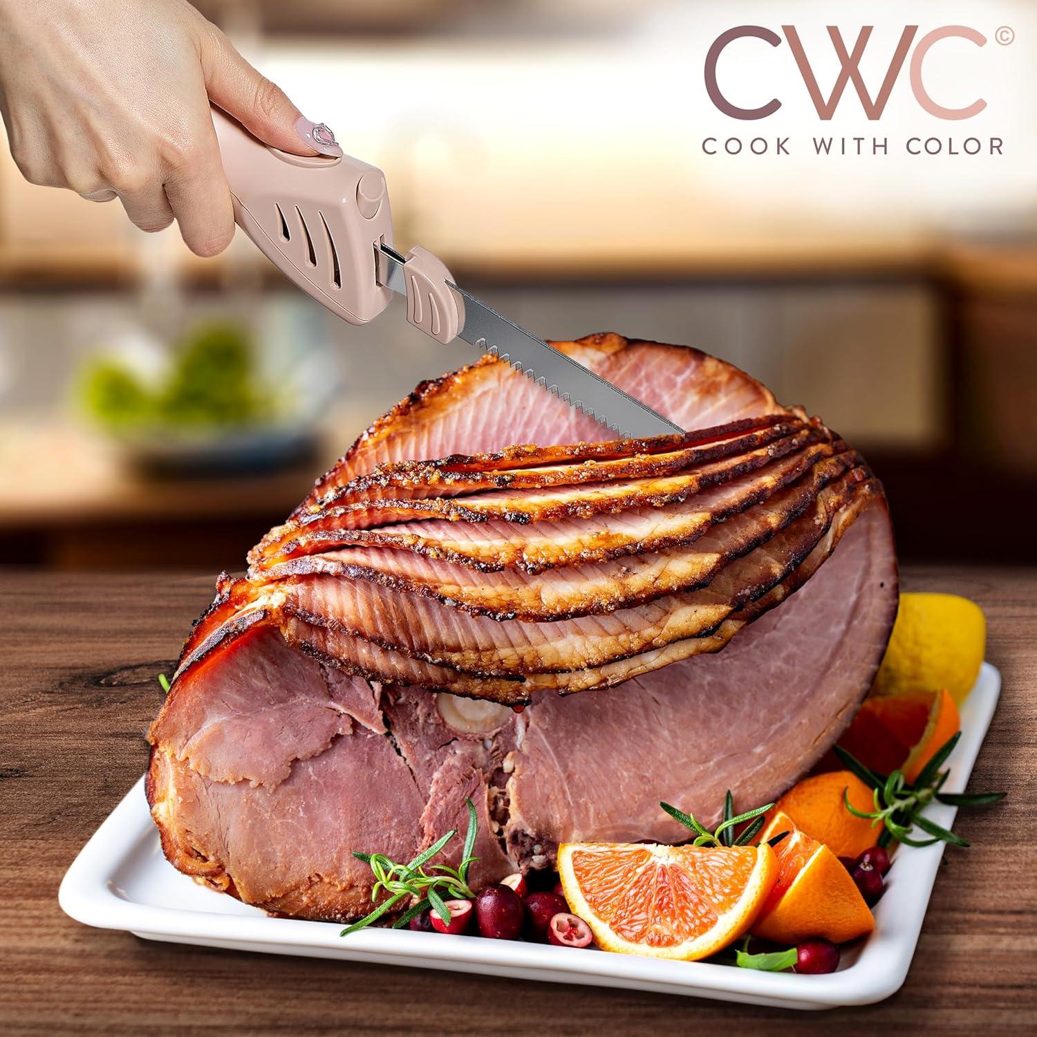 Cuchillo Eléctrico COOK WITH COLOR 100W, Doble Cuchilla 26.7 cm