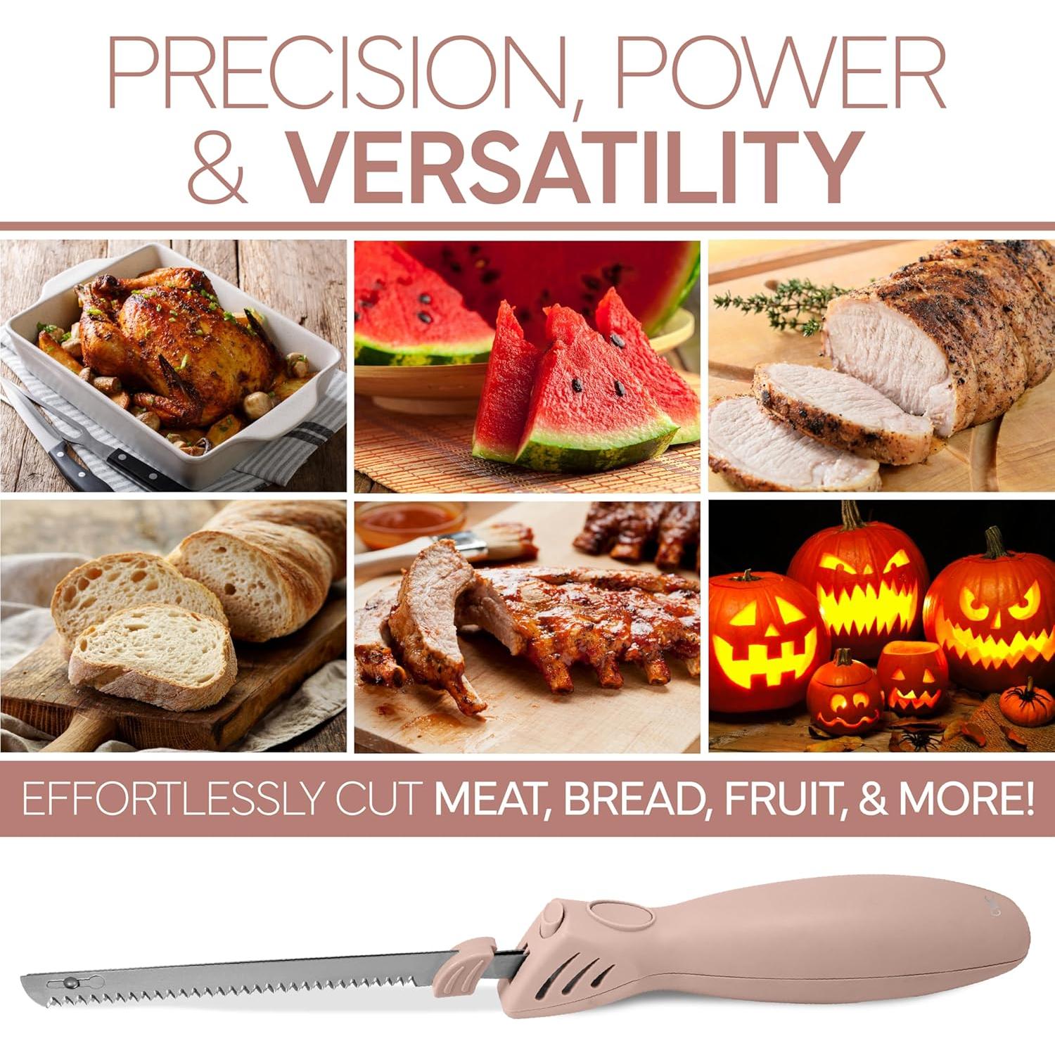 Cuchillo Eléctrico COOK WITH COLOR 100W, Doble Cuchilla 26.7 cm