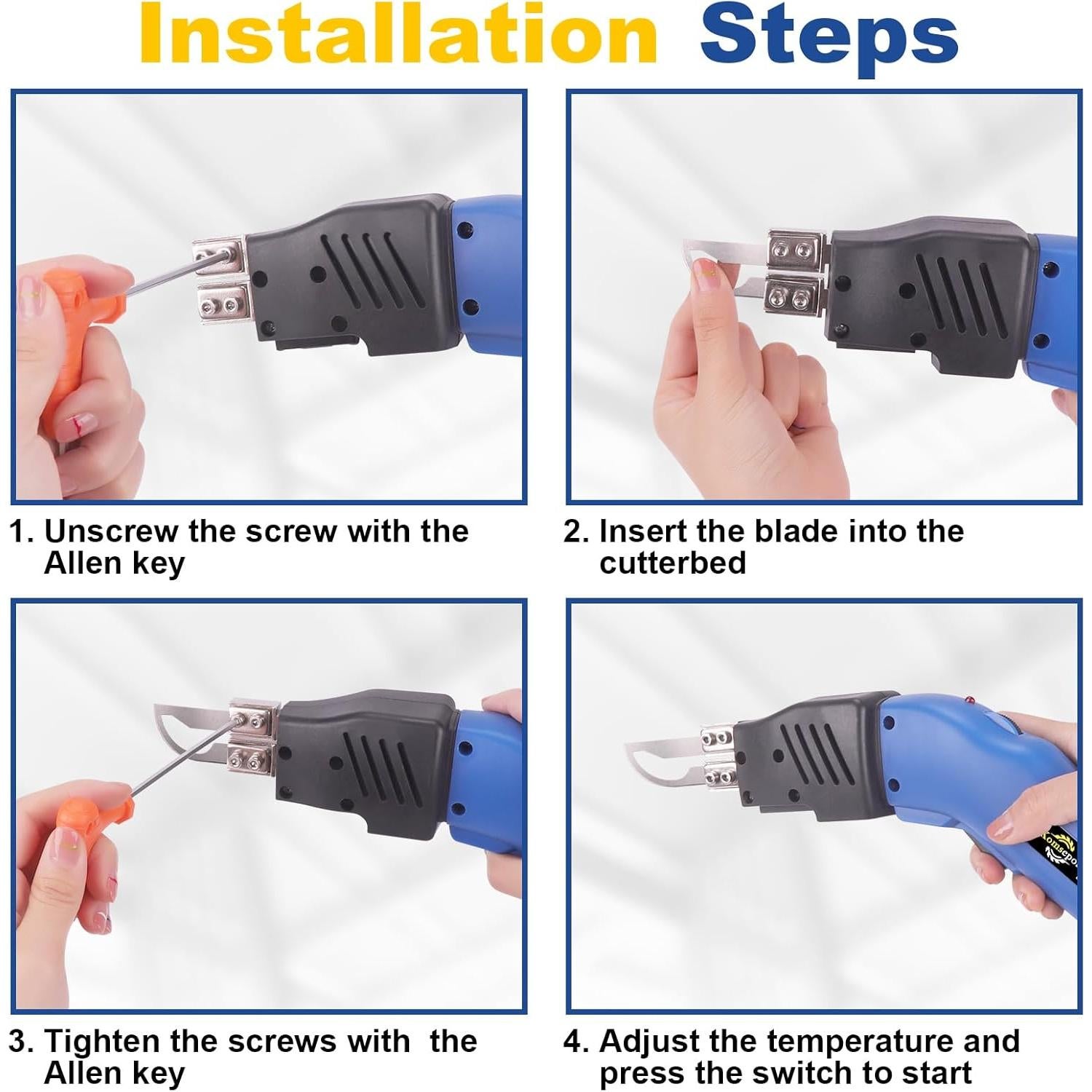 Cortador de Espuma Eléctrico Komsepor 80W Refrigerado por Aire