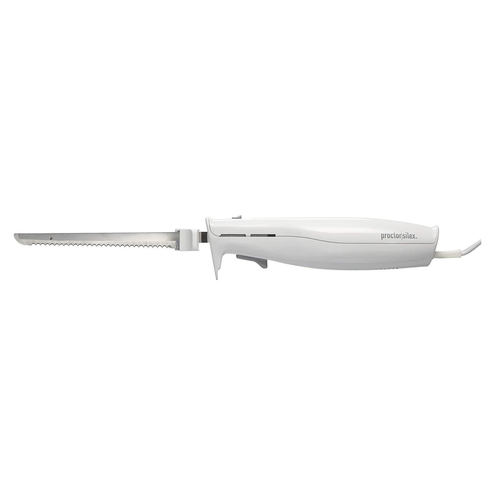 Cuchillo Eléctrico Proctor Silex 60cm Acero Inoxidable Blanco
