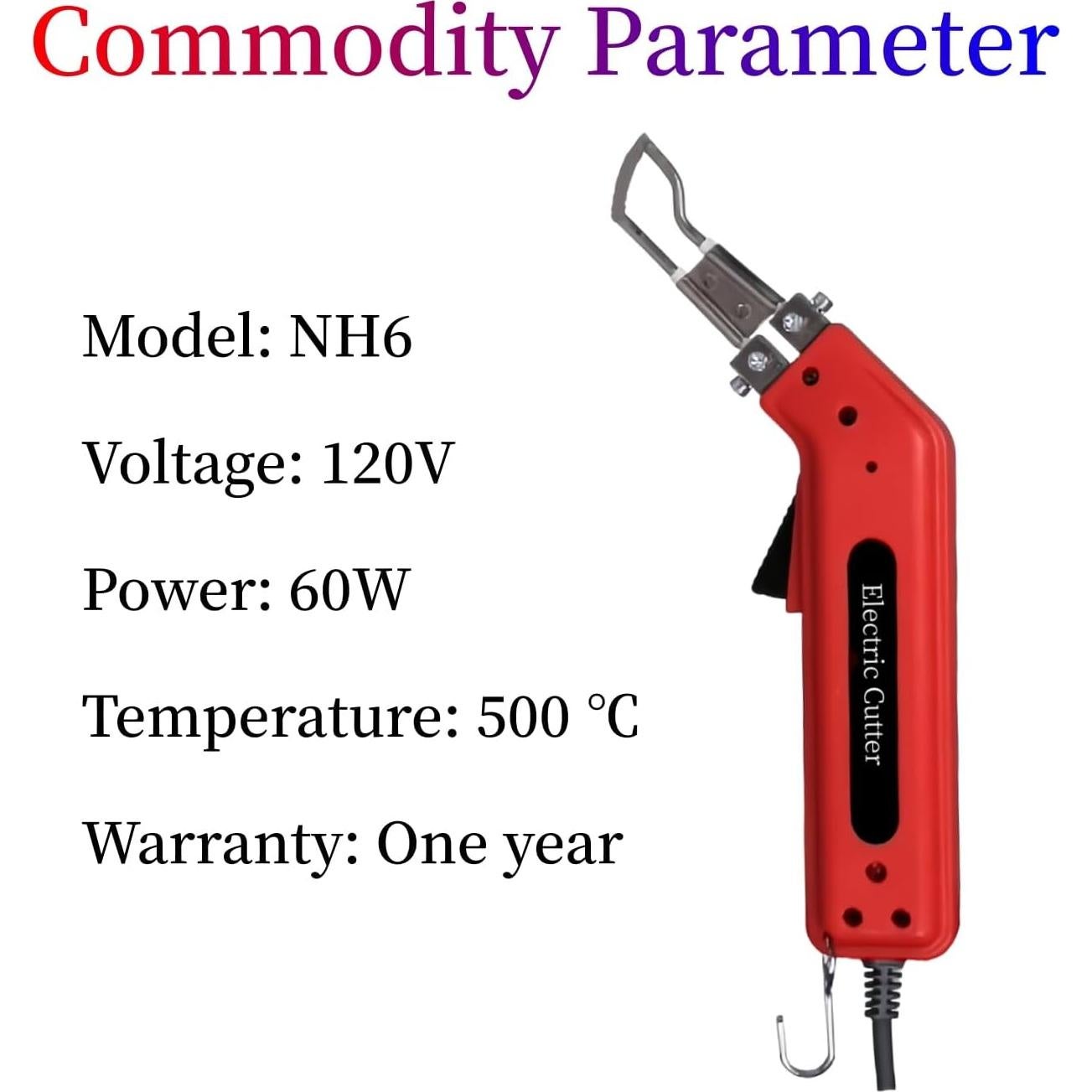 Cortador Eléctrico CHMING 60W con Cuchilla Caliente 7cm