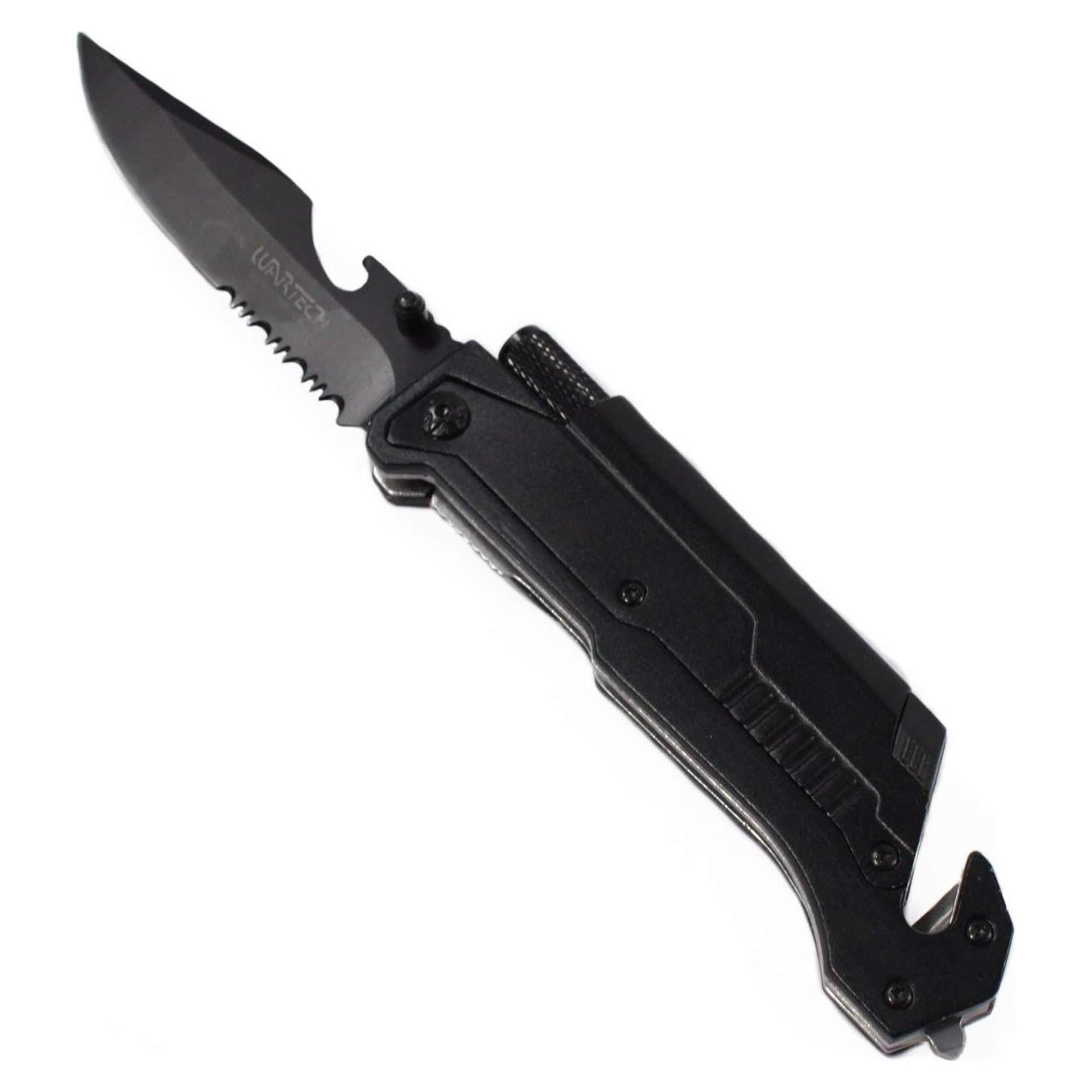 Cuchillo de bolsillo Wartech YC-S-9045-BK 5 en 1 21.6 cm Negro