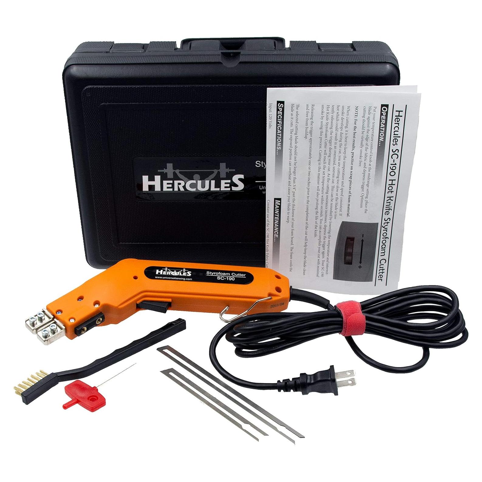 Cortador de Espuma Caliente Hercules SC-190 200W con Accesorios