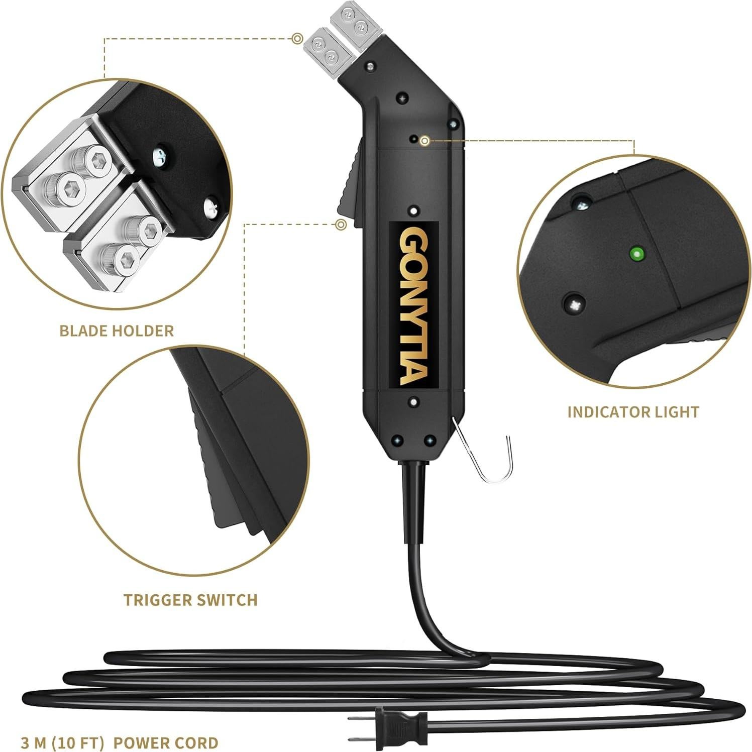 Cortador de Espuma Gonytia GT-T2 con Cuchilla Caliente 120W