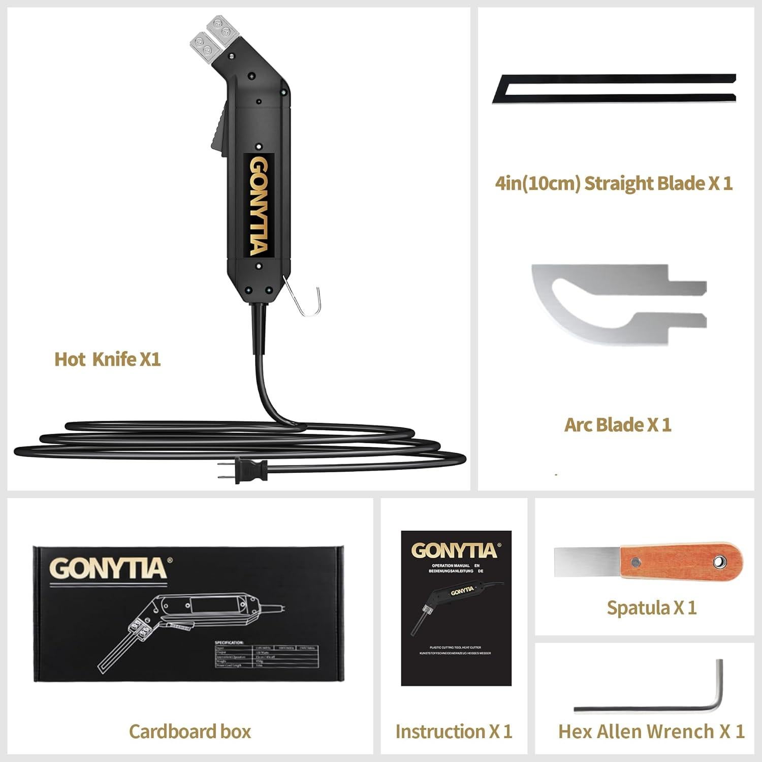 Cortador de Espuma Gonytia GT-T2 con Cuchilla Caliente 120W