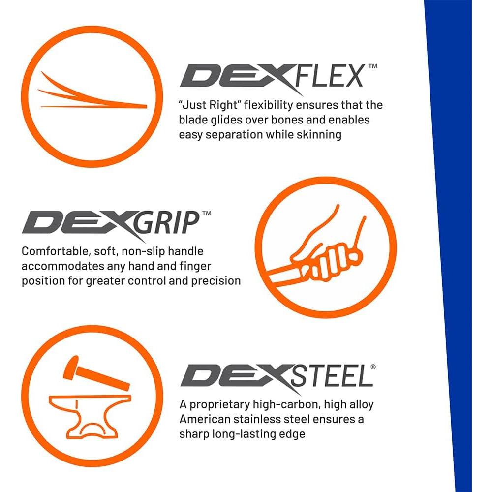 Cuchillo de Filete Doble Filo 20.32 cm Dexter Outdoors