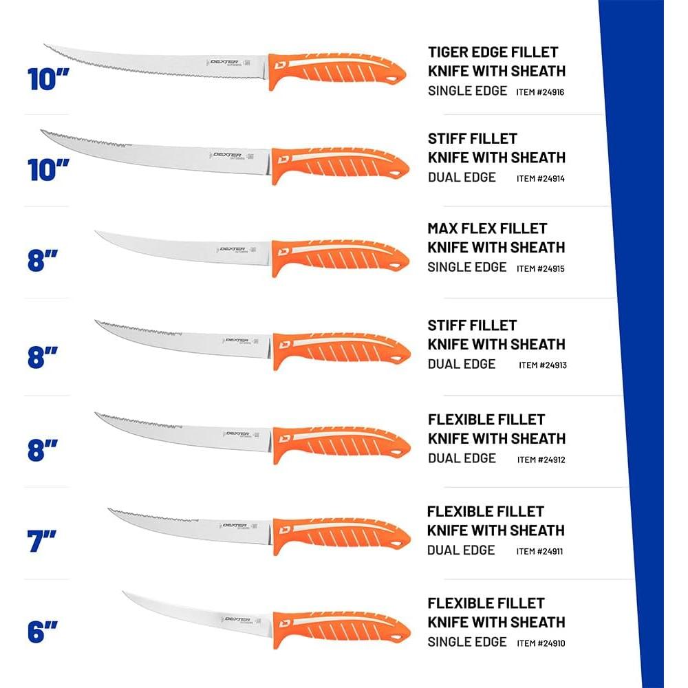 Cuchillo de Filete Doble Filo 20.32 cm Dexter Outdoors