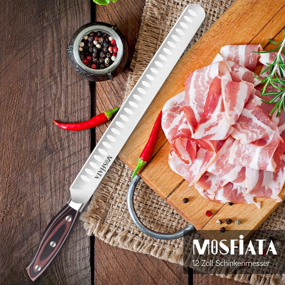 Cuchillo de Rebanar MOSFiATA 30.48 cm Acero Alemán Forjado