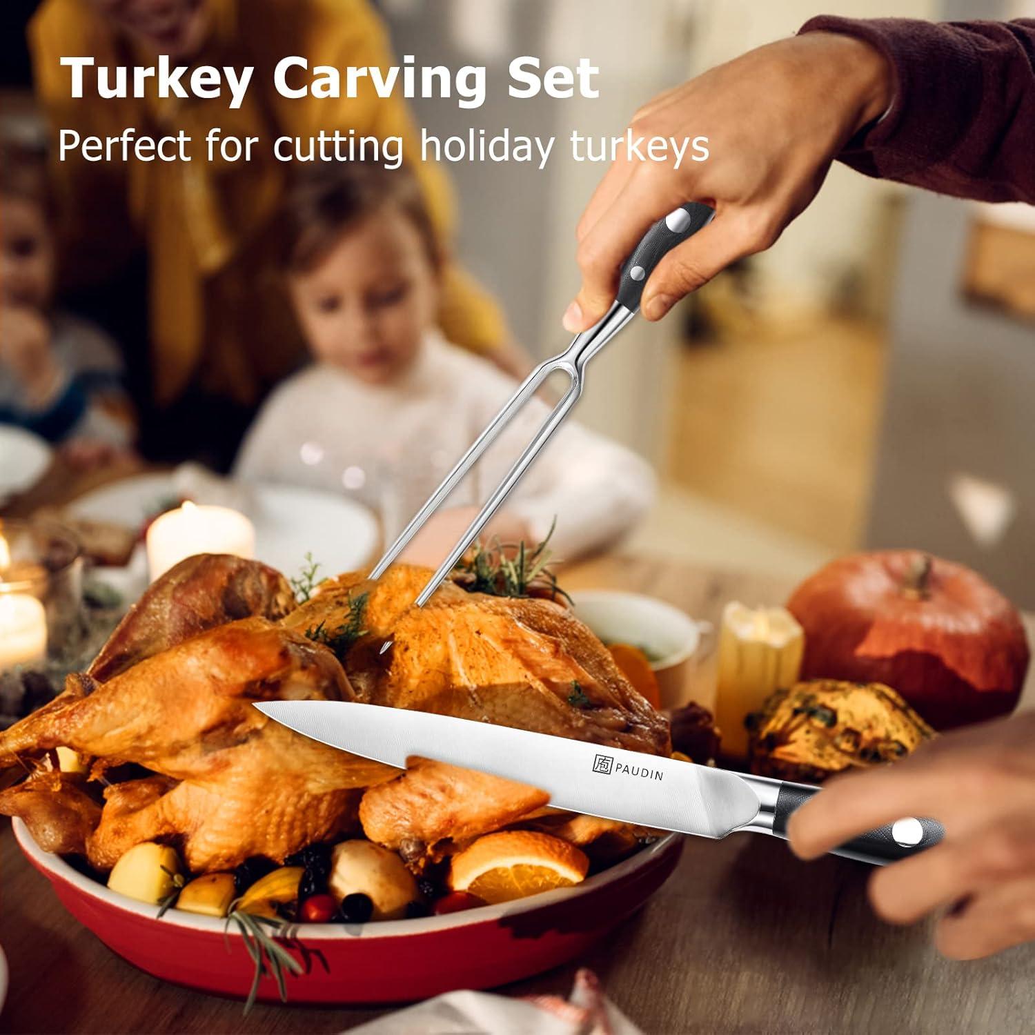 Juego de cuchillos de tallar PAUDIN - Acero alemán 20.32 cm