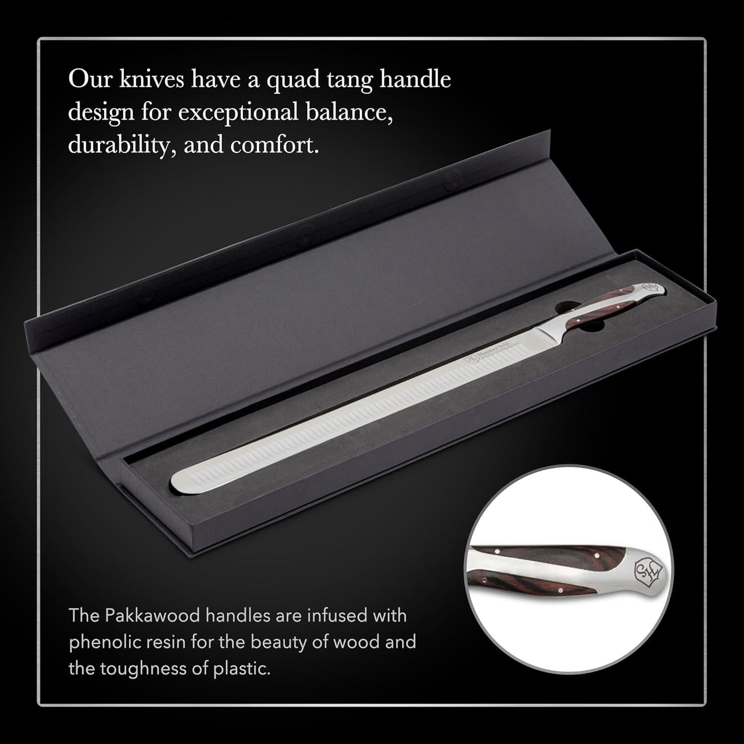 Cuchillo de Rebanar 35.56 cm Hammer Stahl | Acero Alto Carbono