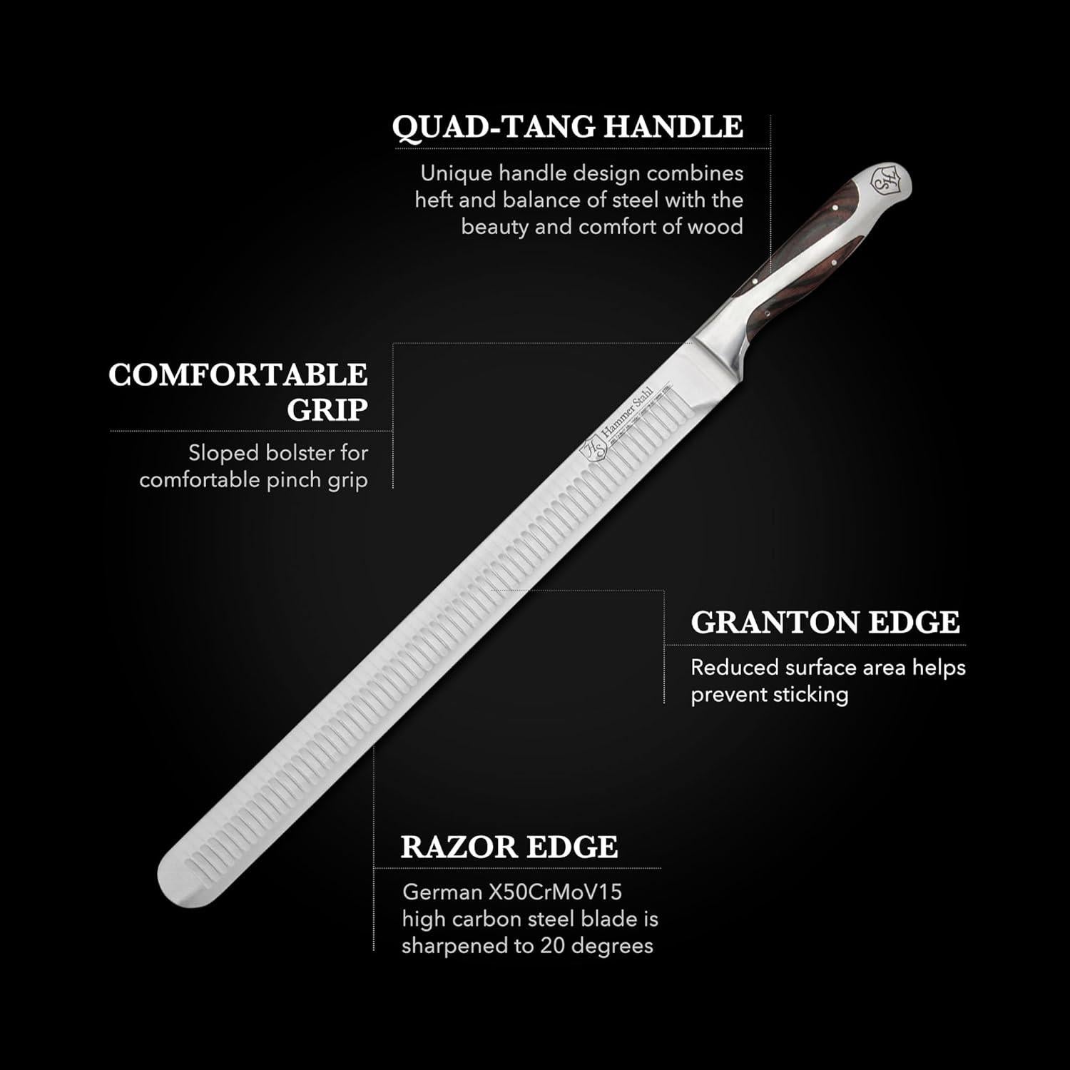 Cuchillo de Rebanar 35.56 cm Hammer Stahl | Acero Alto Carbono