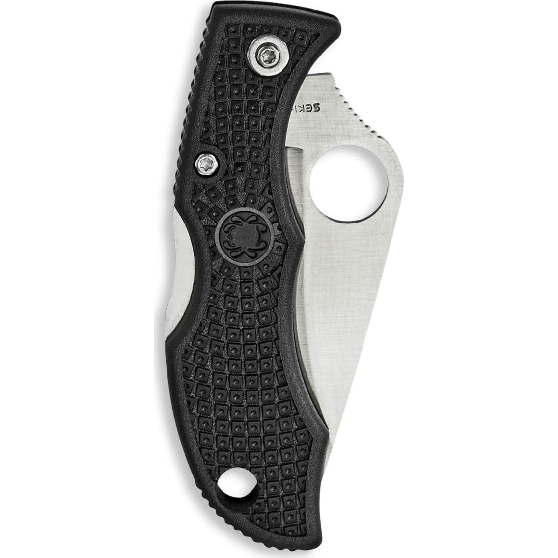 Cuchillo Spyderco Ladybug 3 FRN Negro Serrado 4.29 cm