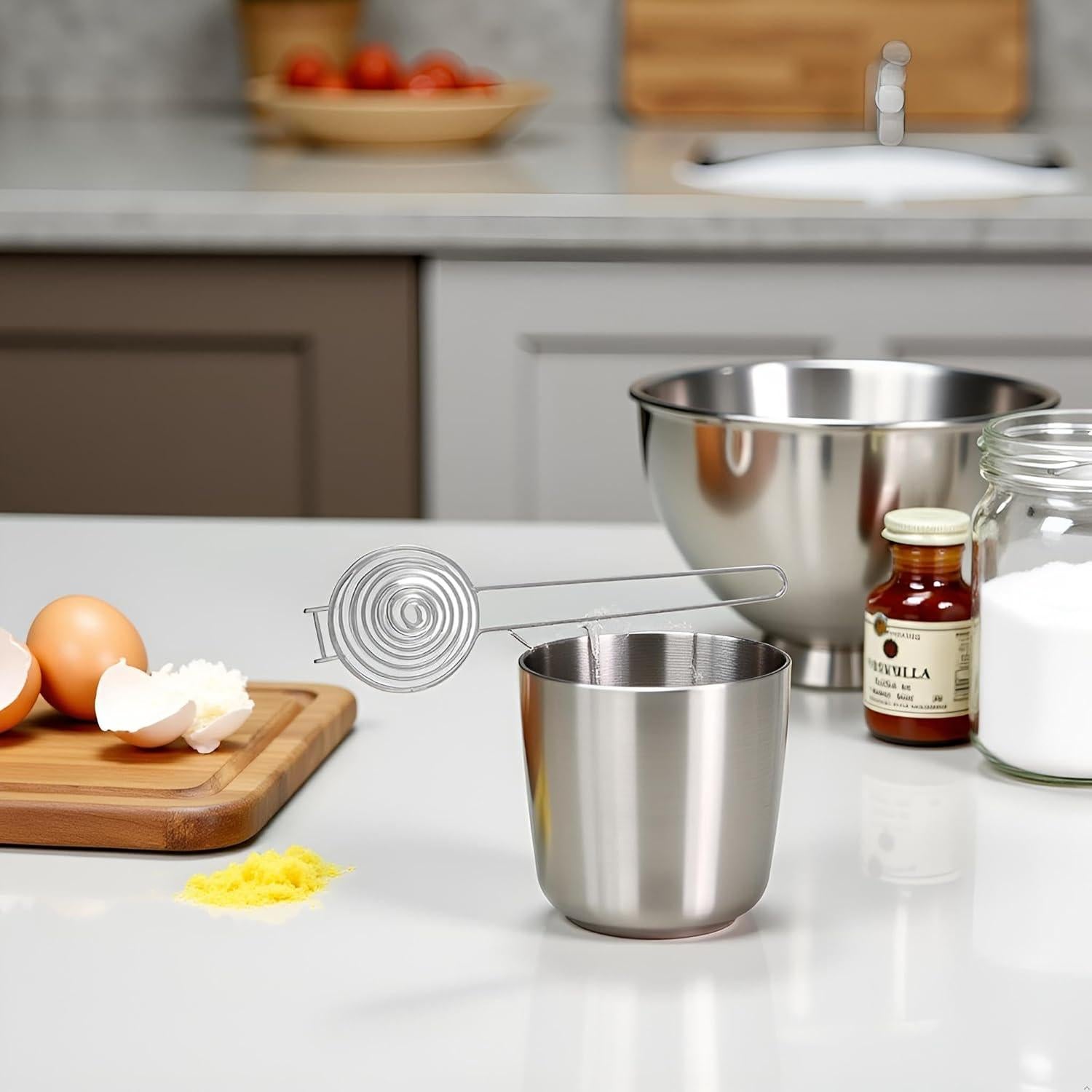 Separador de Huevos de Acero Inoxidable WLngtv - Apto Lavavajillas