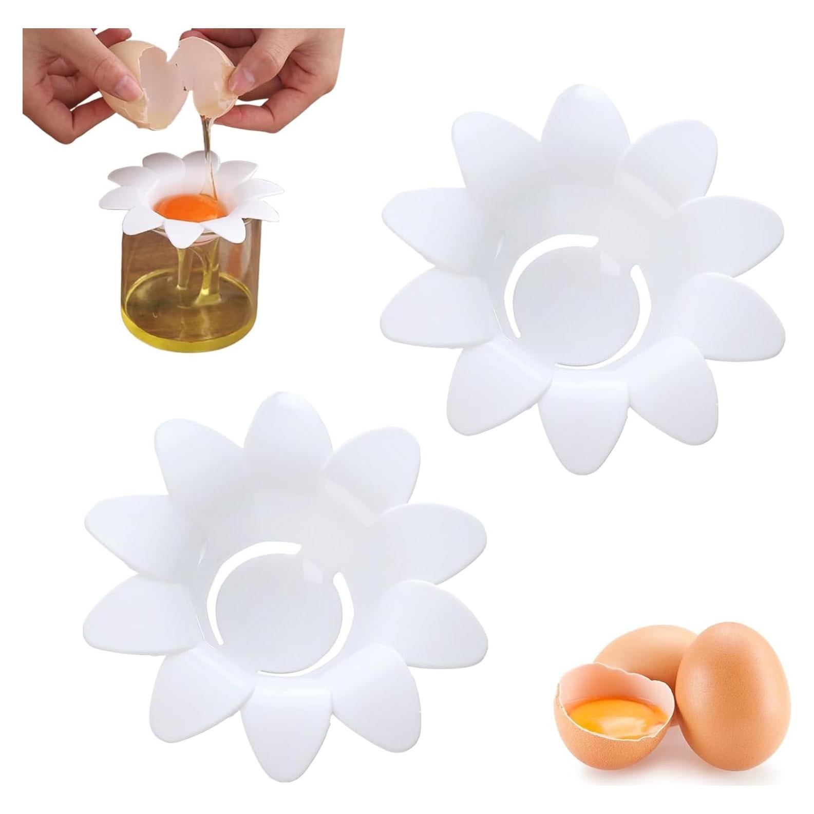 Separador de Yema de Huevo ZIANTENNY en Plástico Blanco