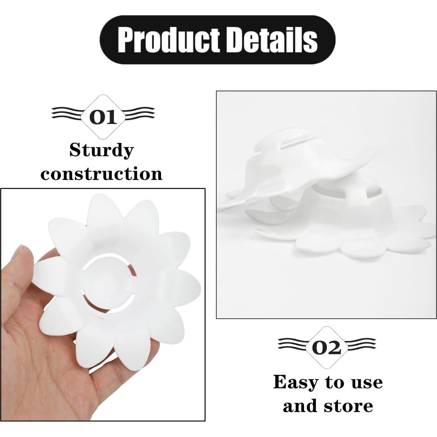 Separador de Yema de Huevo ZIANTENNY en Plástico Blanco