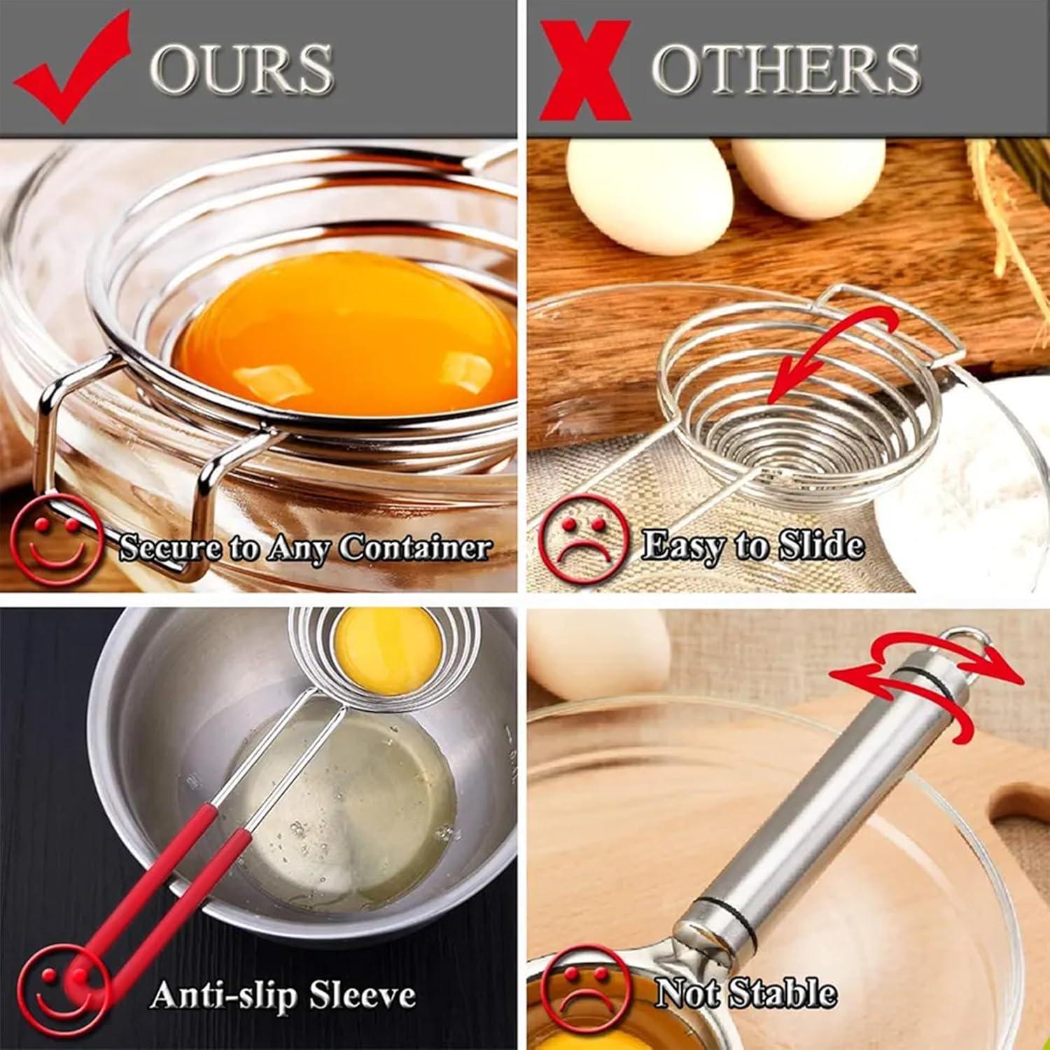 Separador de Yema y Clara de Huevo Genérico Acero Inoxidable