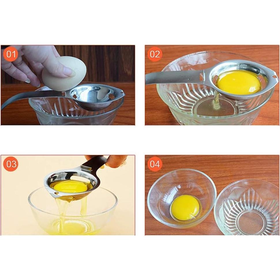 Separador de Huevos FANTOOL de Acero Inoxidable 17cm