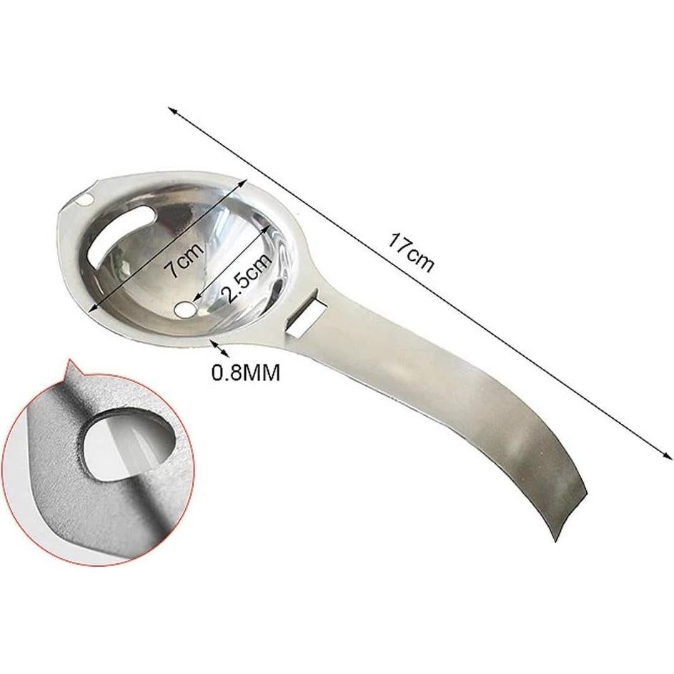 Separador de Huevos FANTOOL de Acero Inoxidable 17cm