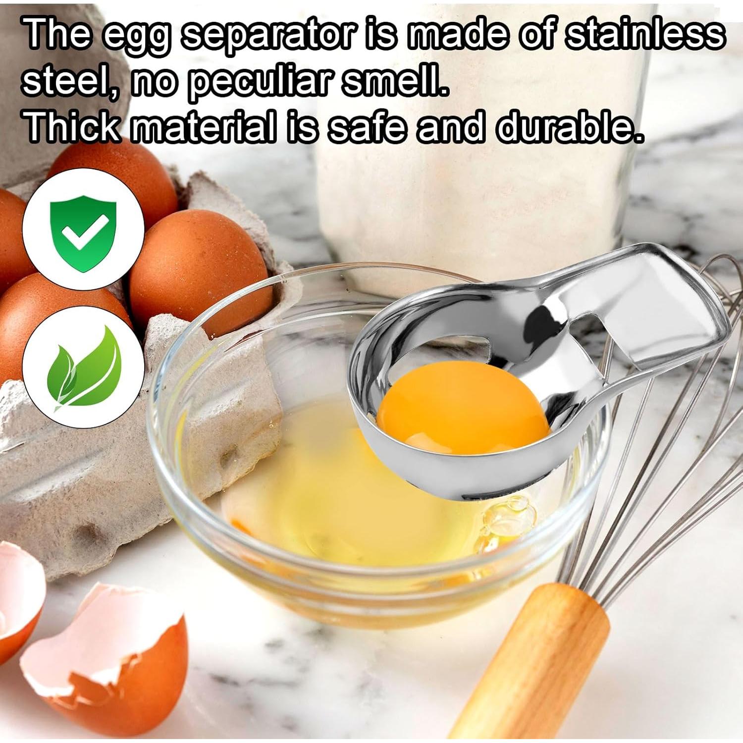 Separador de Yemas de Huevo Lyreh Acero Inoxidable Plata 9x6x3.5cm