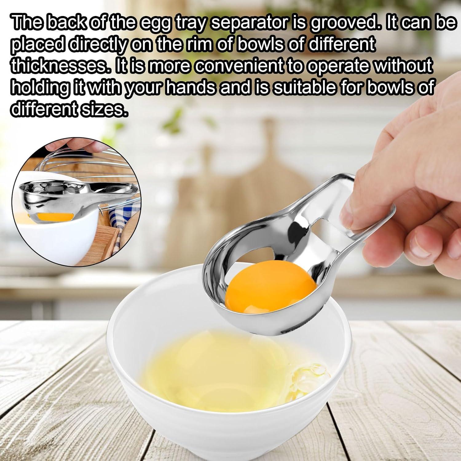 Separador de Yemas de Huevo Lyreh Acero Inoxidable Plata 9x6x3.5cm