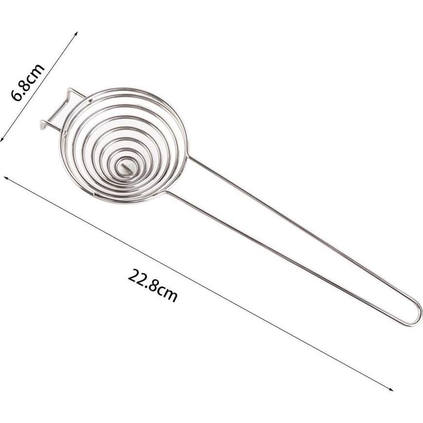 Separador de Huevos Acero Inoxidable con Mango Largo 63g