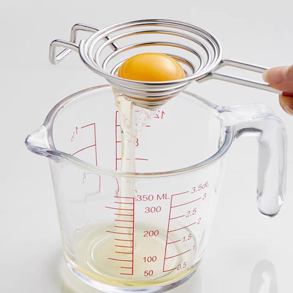 Separador de Huevos Acero Inoxidable LVOERTUIG 2 Pcs