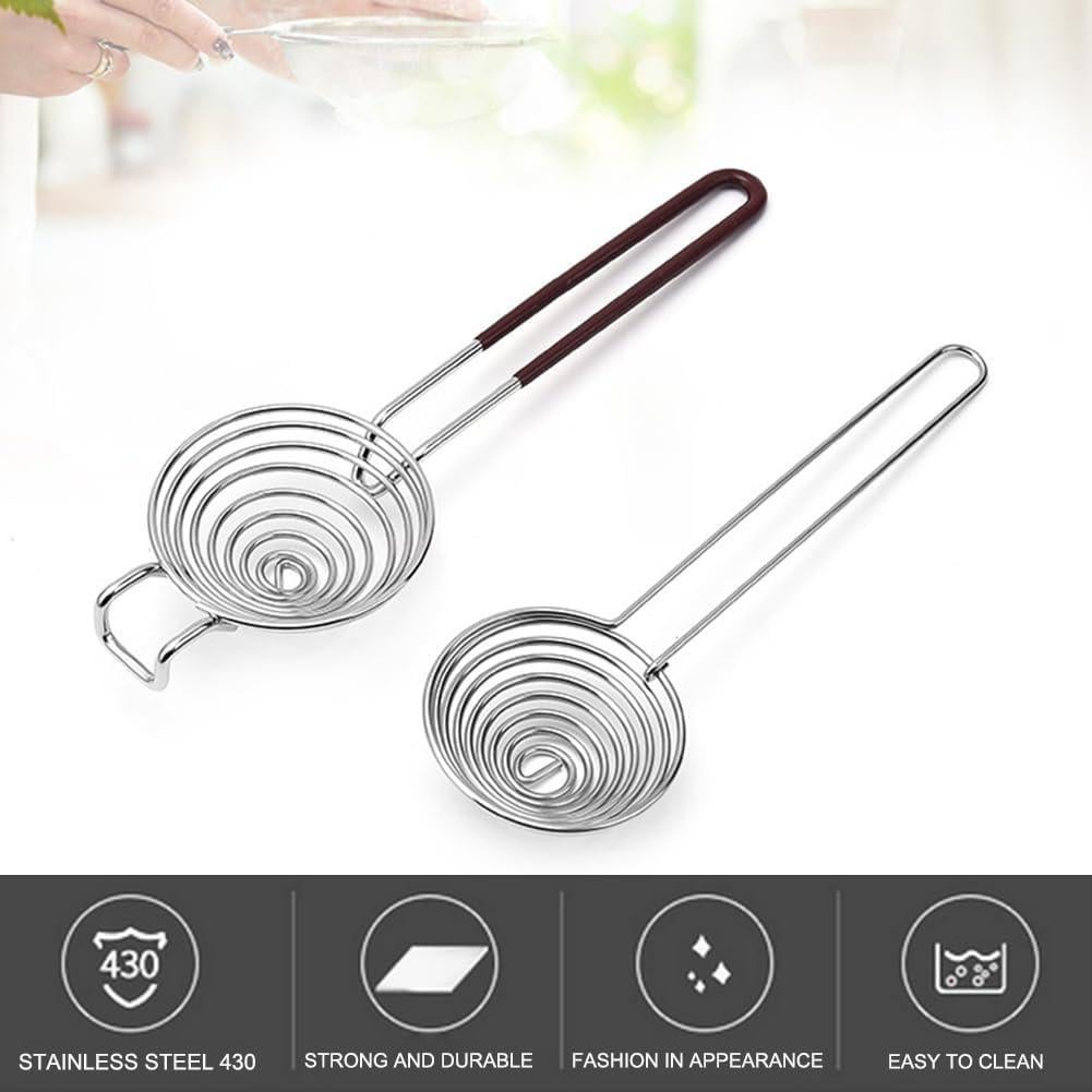 Separador de Huevos Acero Inoxidable LVOERTUIG 2 Pcs