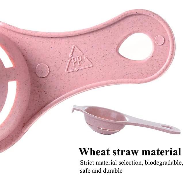 Separador de Clara de Huevo AKOAK - 4 Pcs de Tallo de Trigo