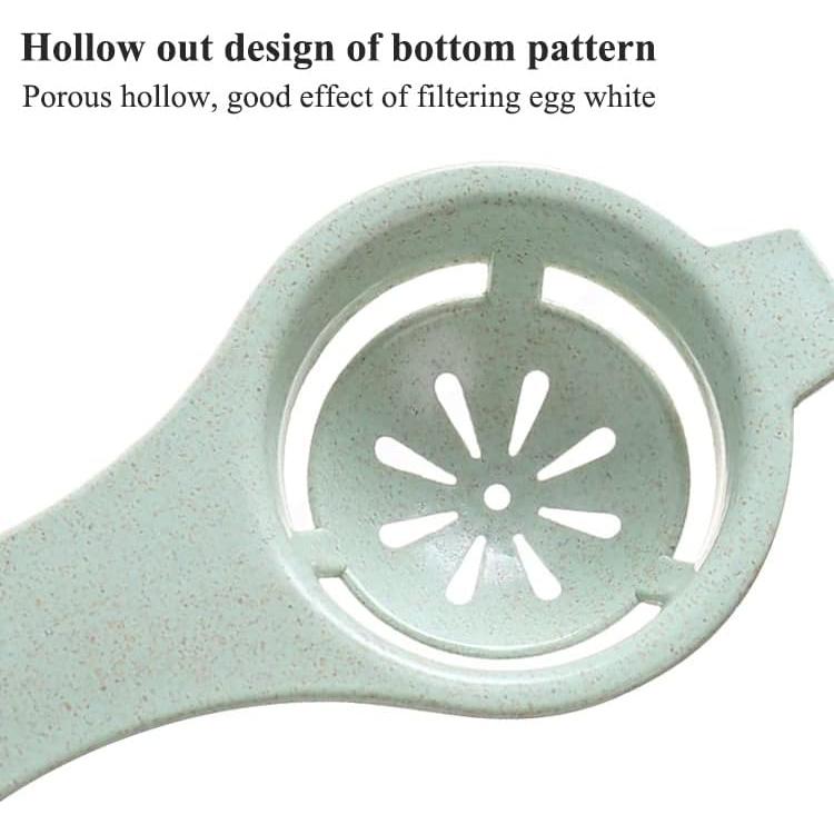 Separador de Clara de Huevo AKOAK - 4 Pcs de Tallo de Trigo