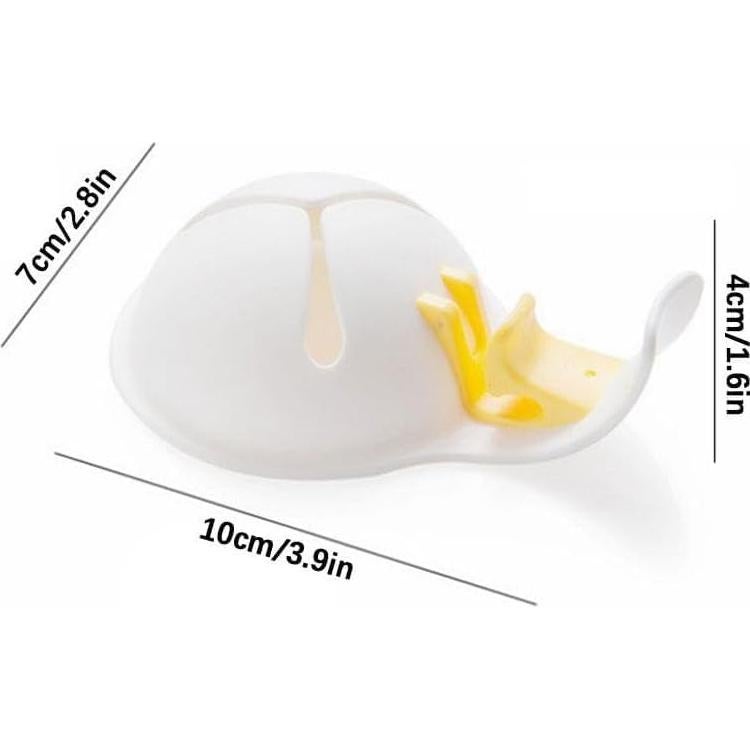 Separador de Yemas de Huevo Jinshining - Gadget de Cocina Blanco