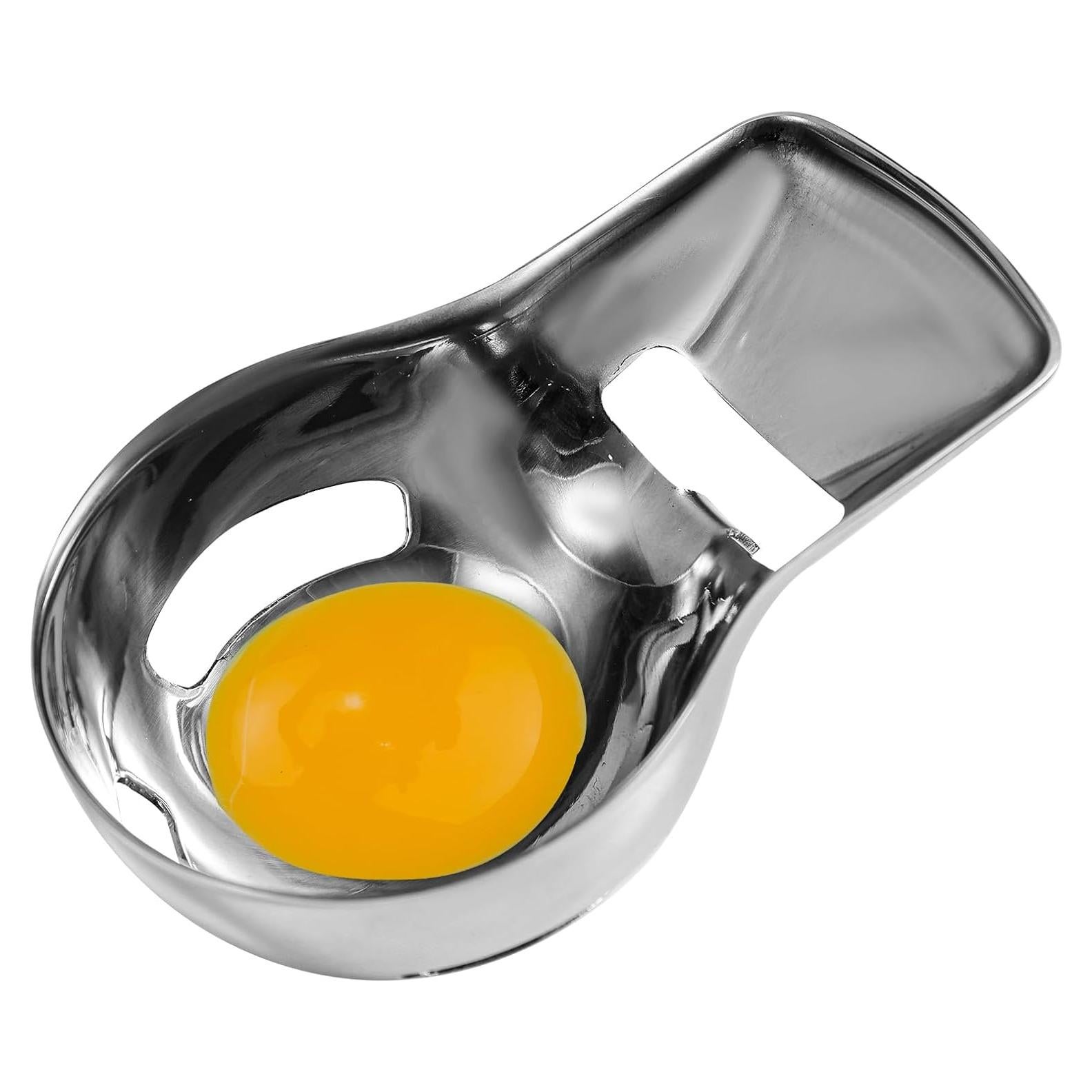 Separador de Yemas de Huevo BOXOB de Acero Inoxidable 8.9cm